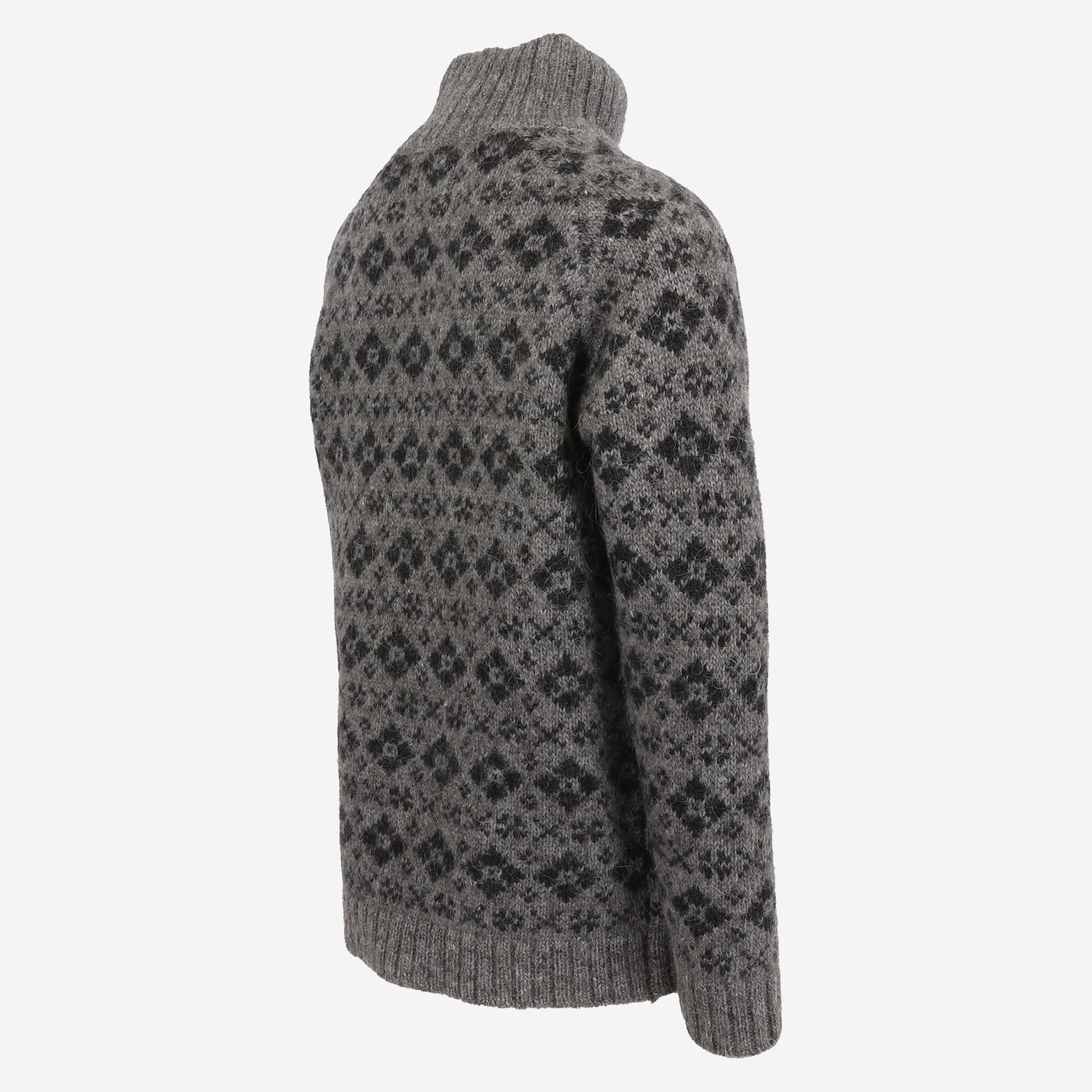 Gestur Turtleneck Wool Nordic Sweater
