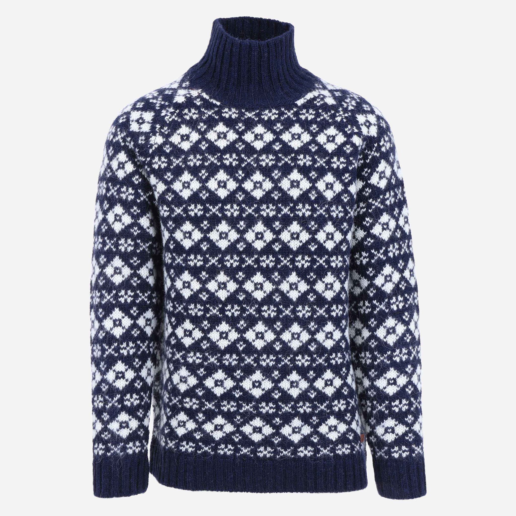 Gestur cowl neck Wool Nordic Sweater