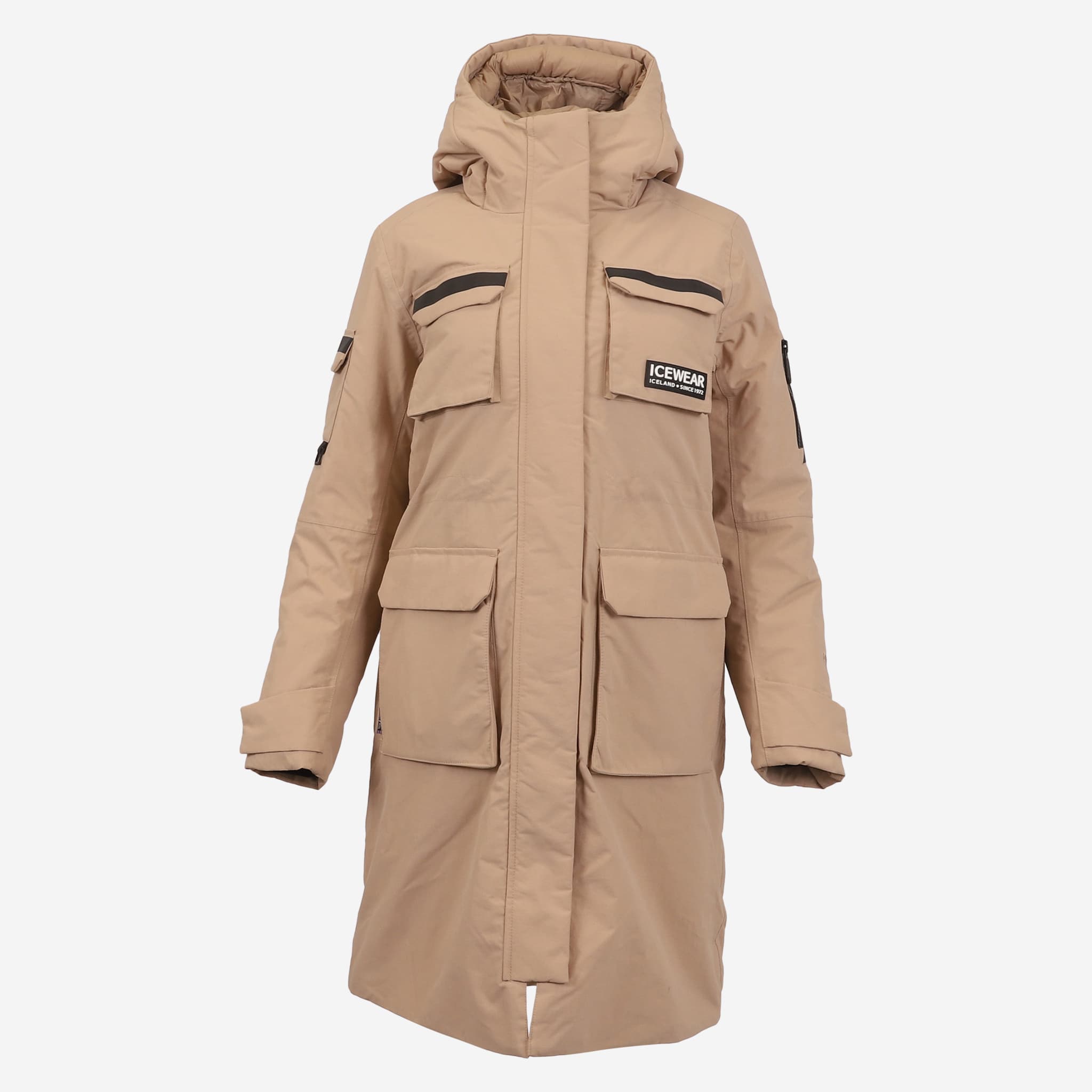 Vatnajökull women´s Icelandic wool blend coat