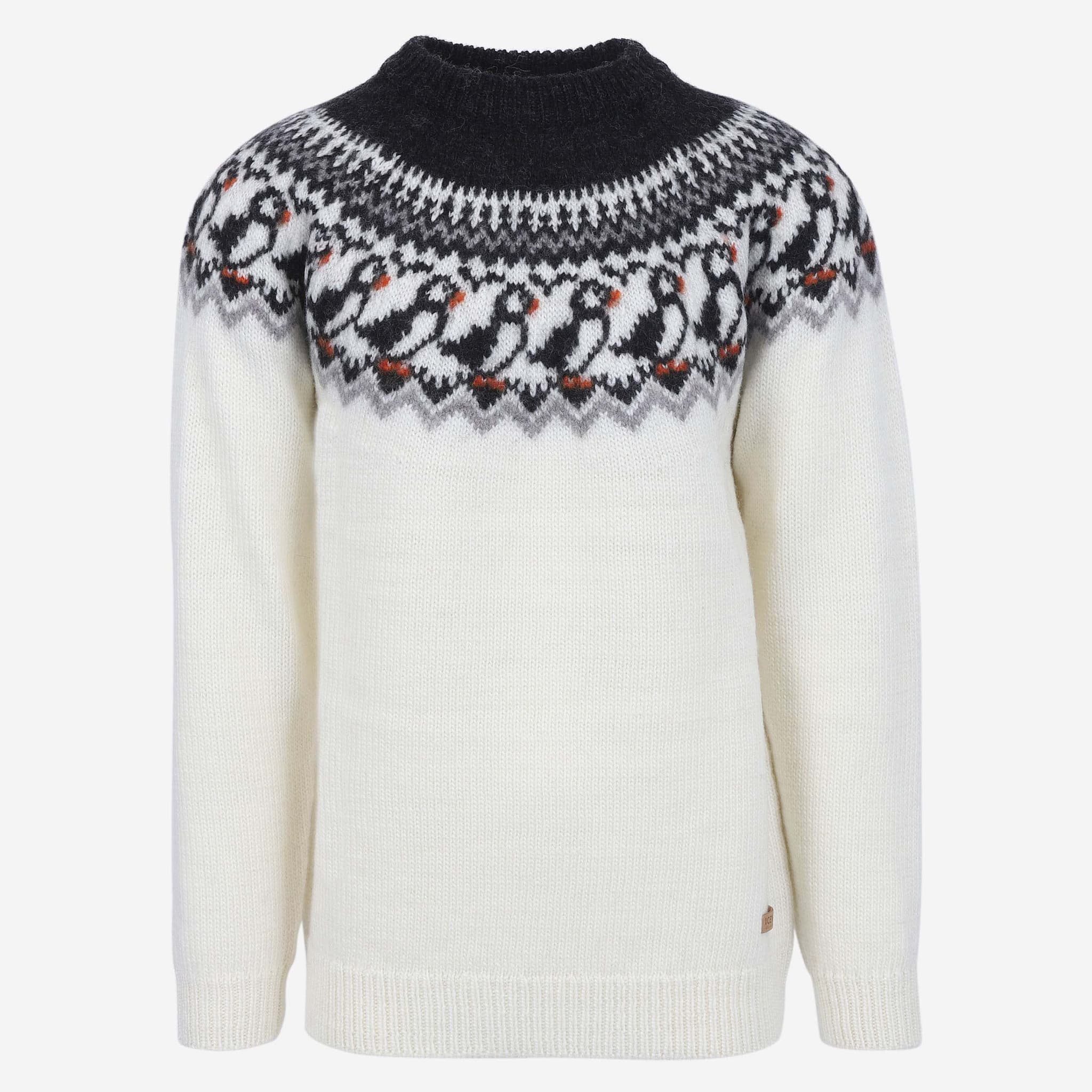 Lundi Puffin bird Wool Sweater 