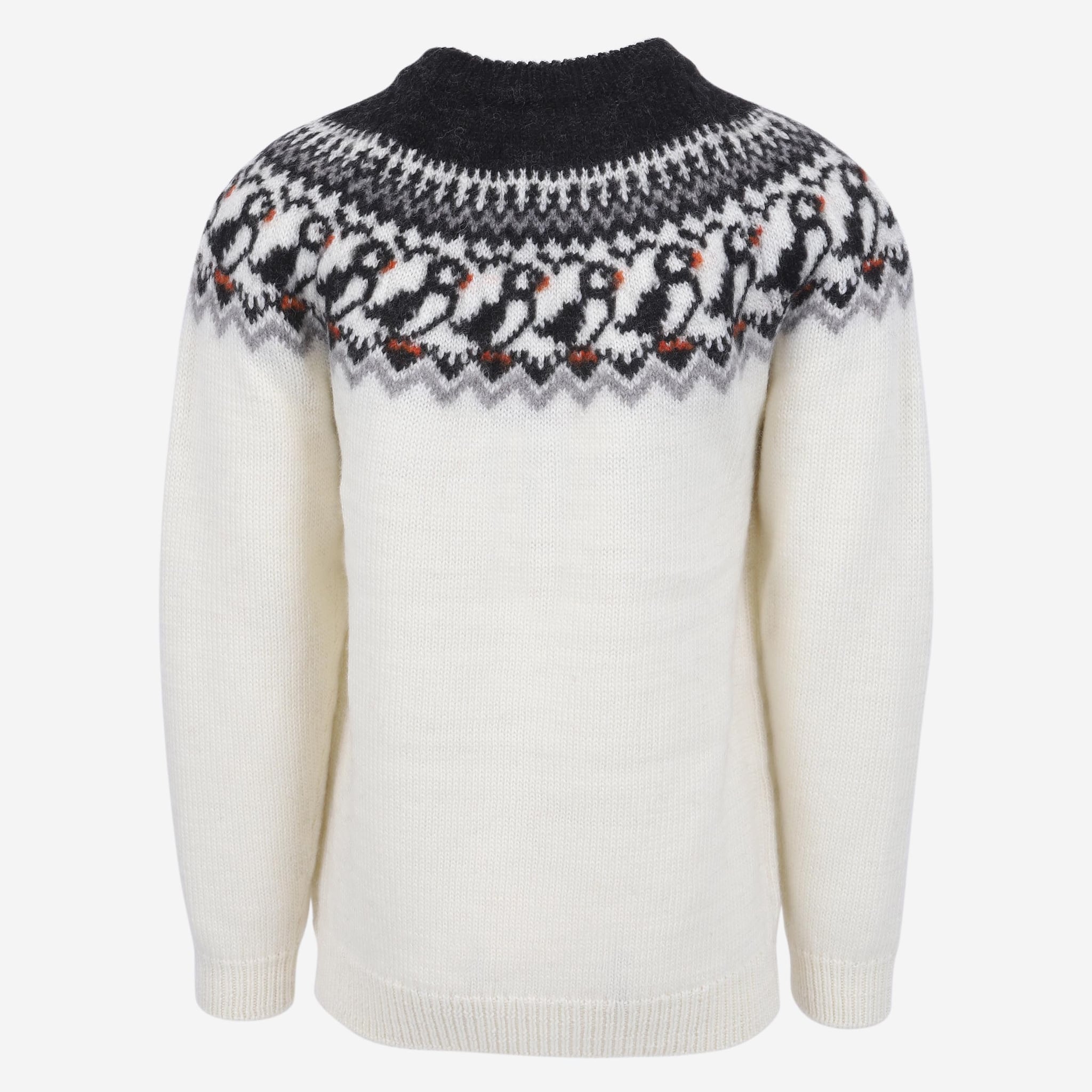 Lundi Puffin bird Wool Sweater 