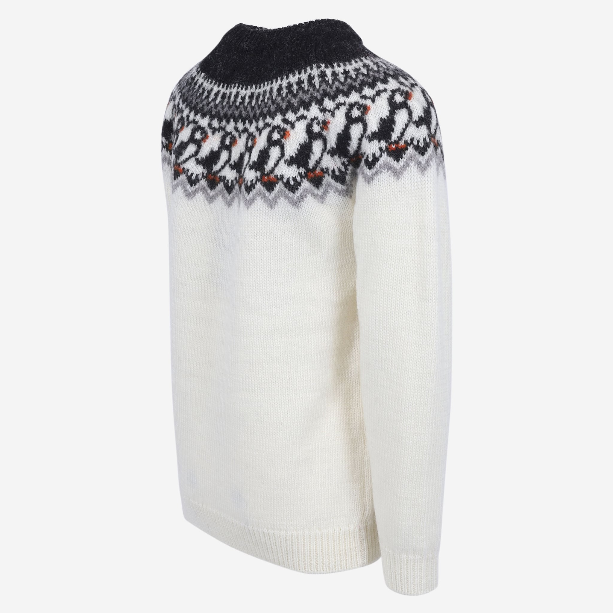 Lundi Puffin bird Wool Sweater 