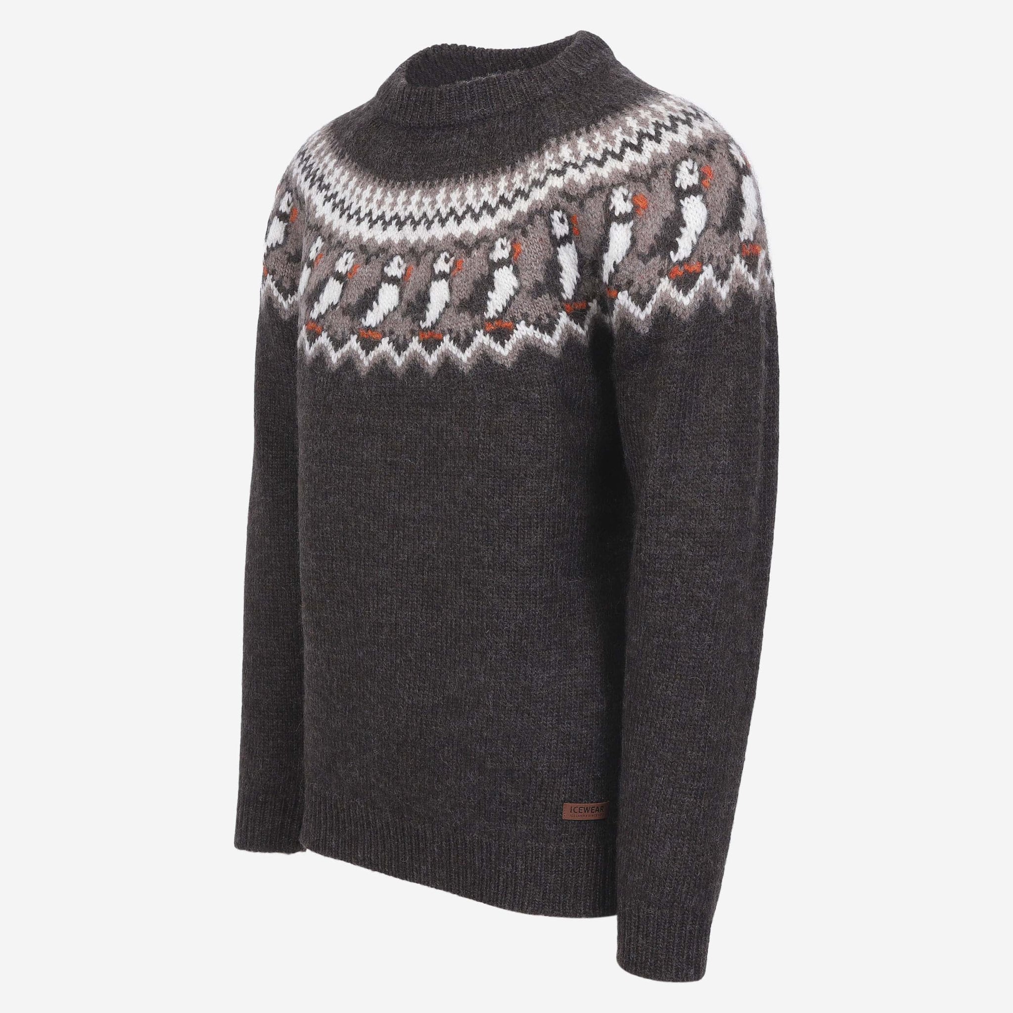 Lundi Puffin bird Wool Sweater 