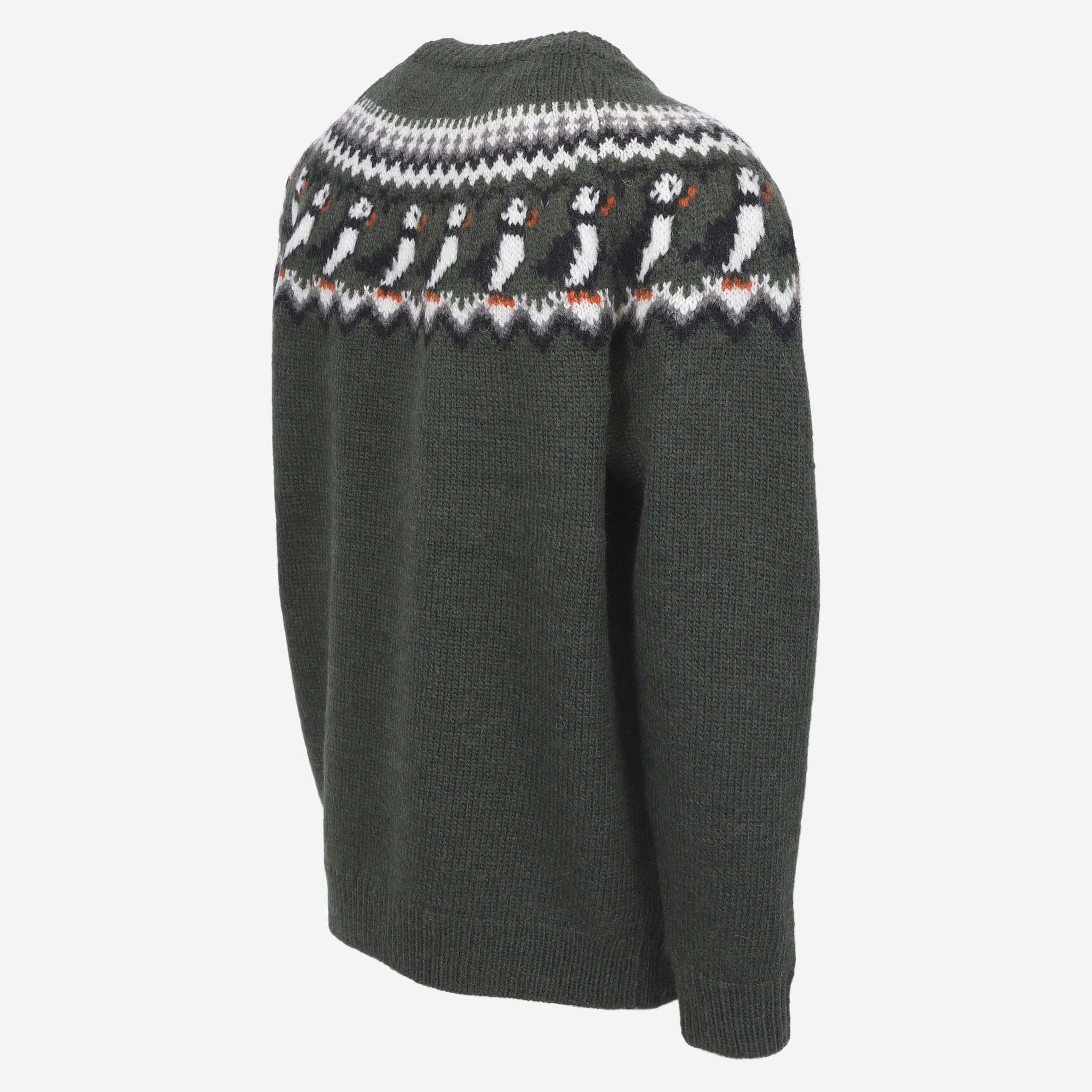 Lundi Puffin bird Wool Sweater 