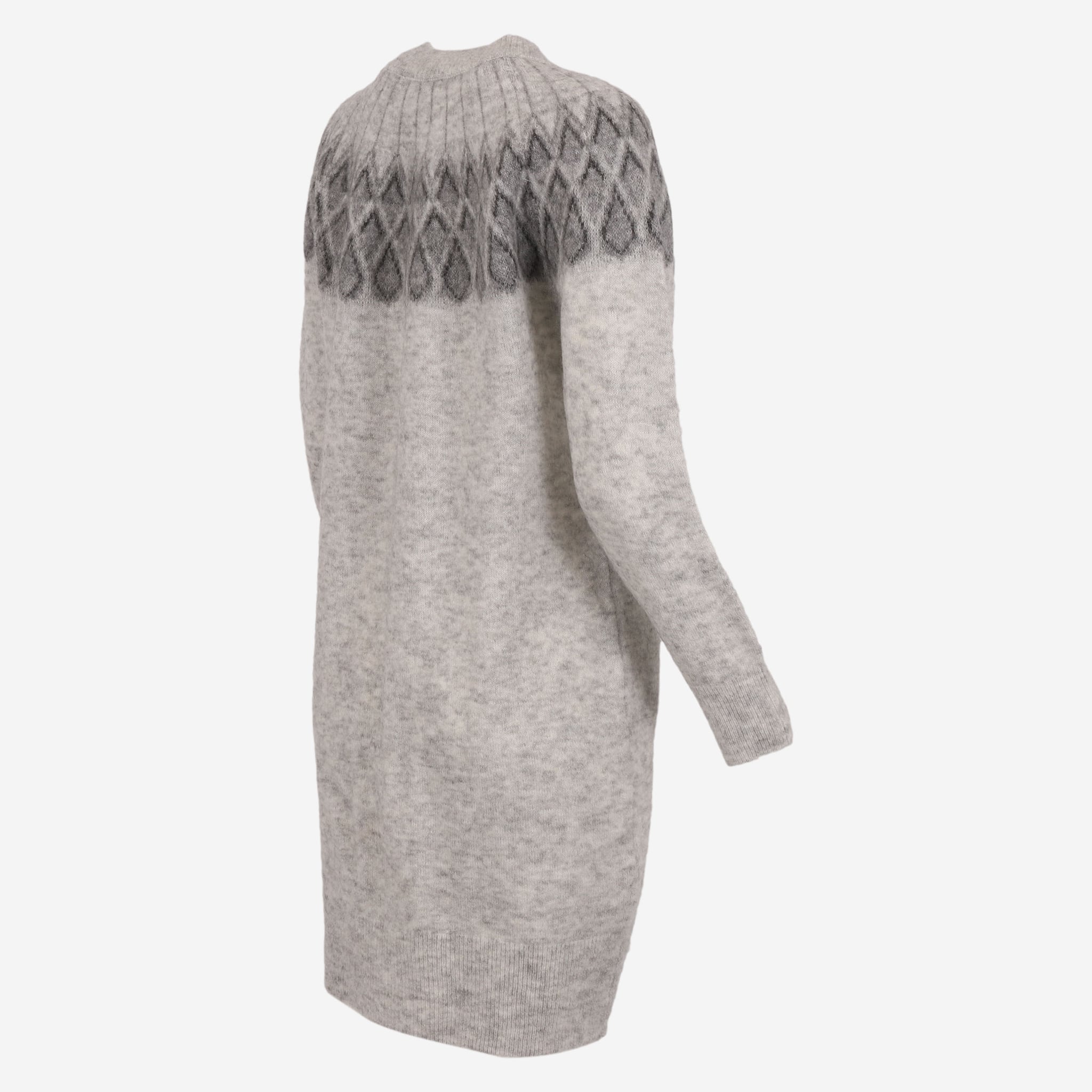 ÁSBYRGI síð mohair ullarpeysa