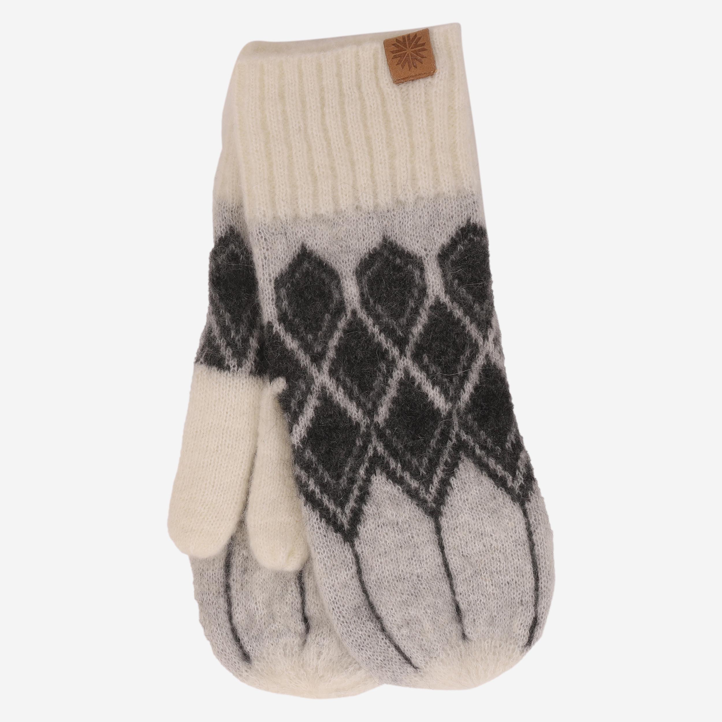 Ásbyrgi mohair wool mittens 
