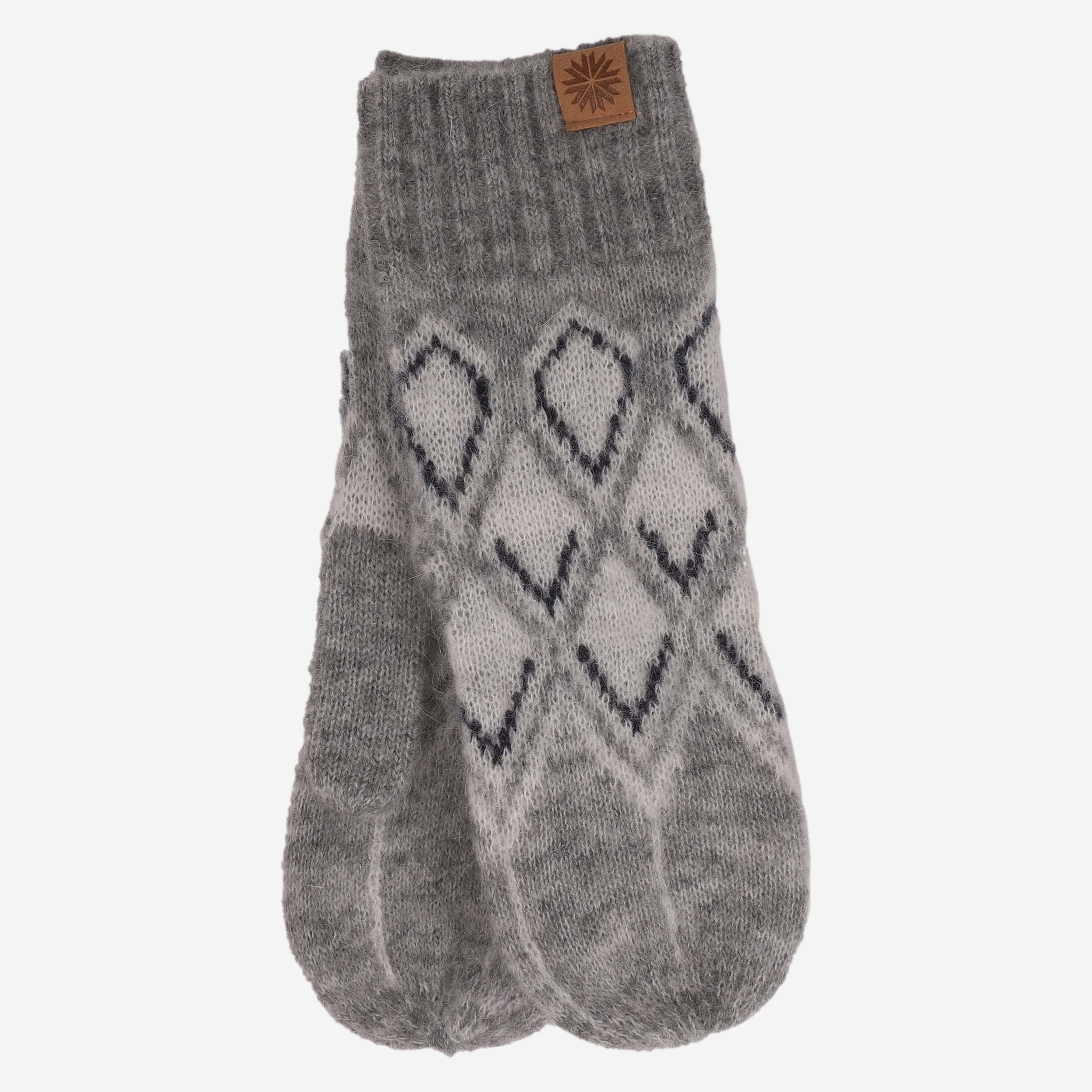 Ásbyrgi mohair wool mittens 