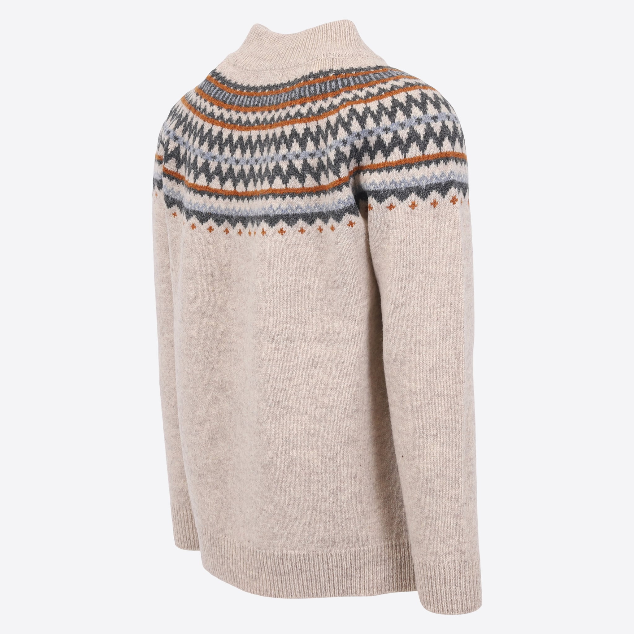 Dyngjufjöll half buttoned wool jumper 
