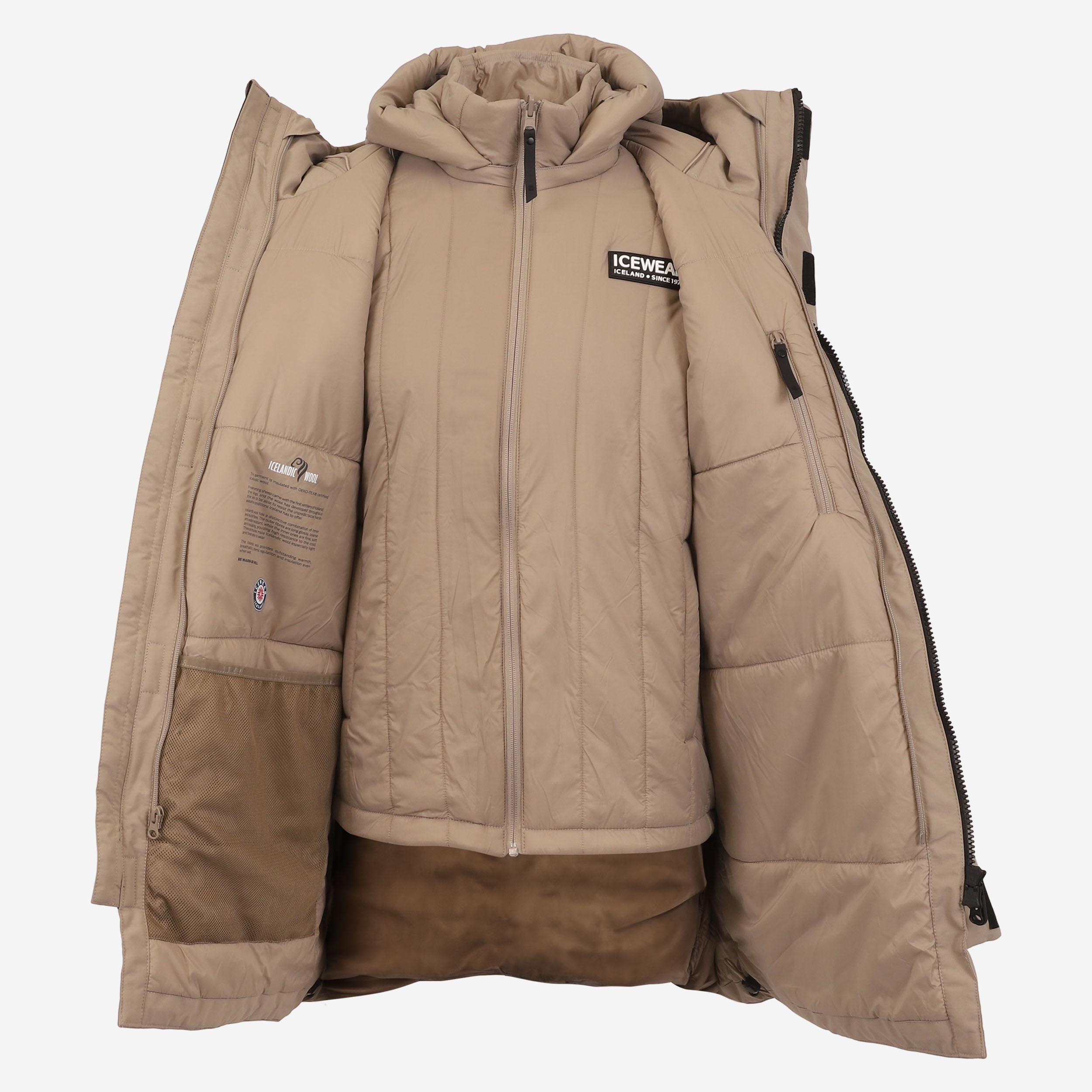 Vatnajökull Men´s Icelandic wool blend coat