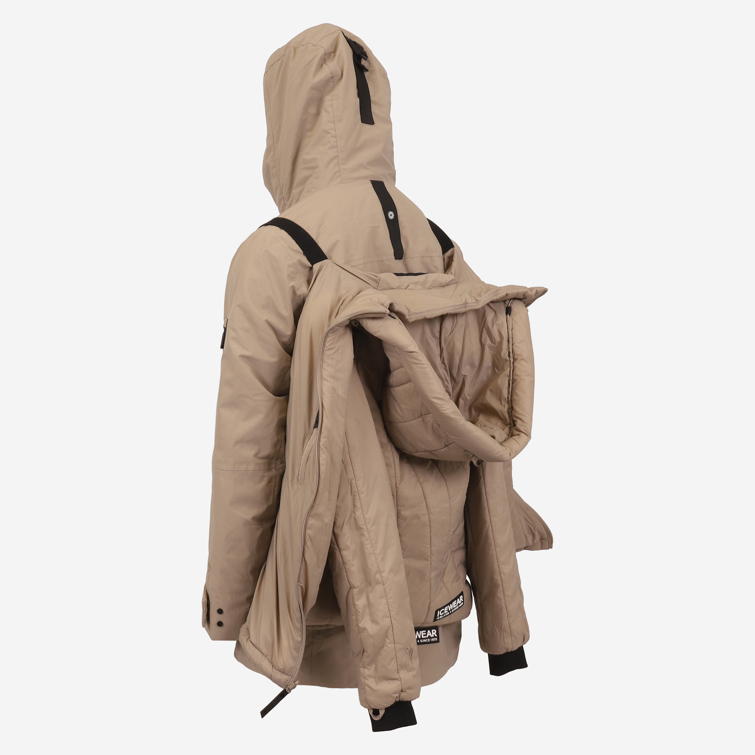 Vatnajökull Men´s Icelandic wool blend coat