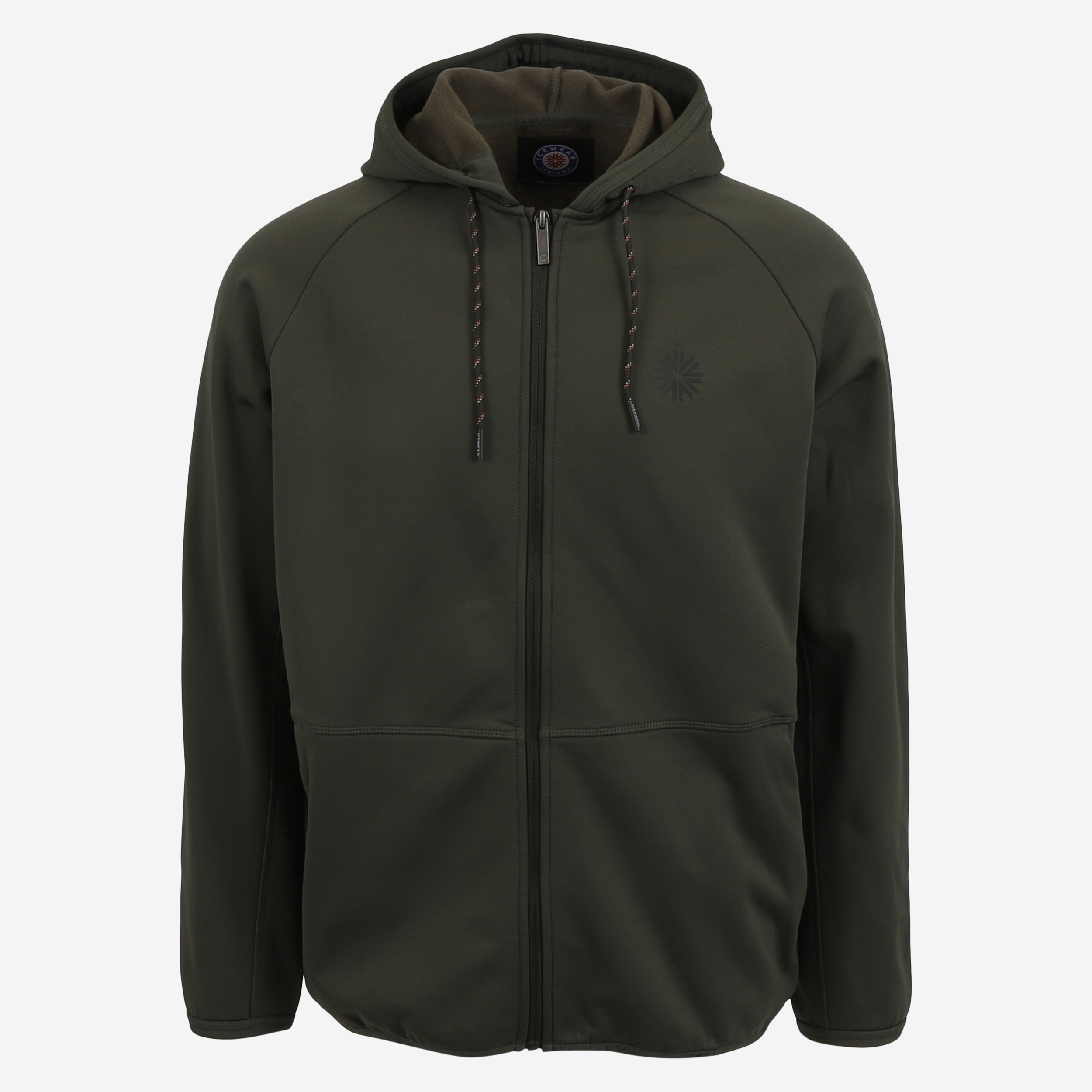 Bergsvík zipped fleece hooded sweater