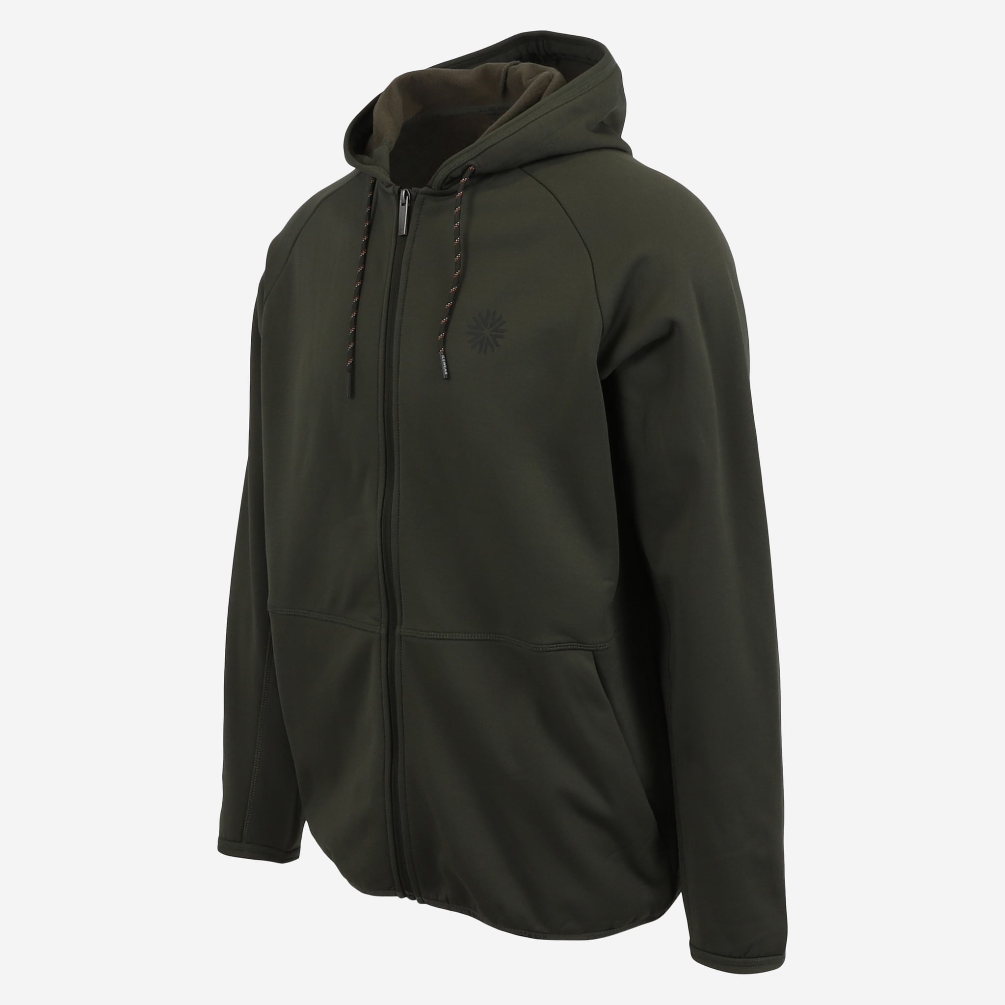 Bergsvík zipped fleece hoodie