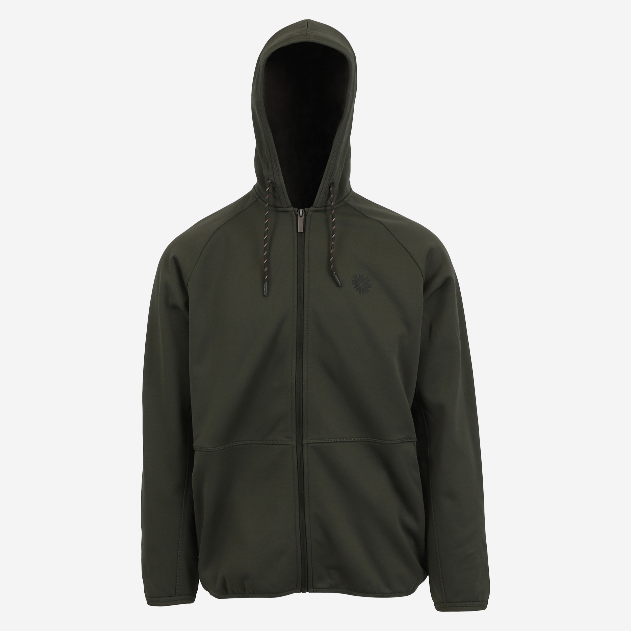Bergsvík zipped fleece childrens hoodie