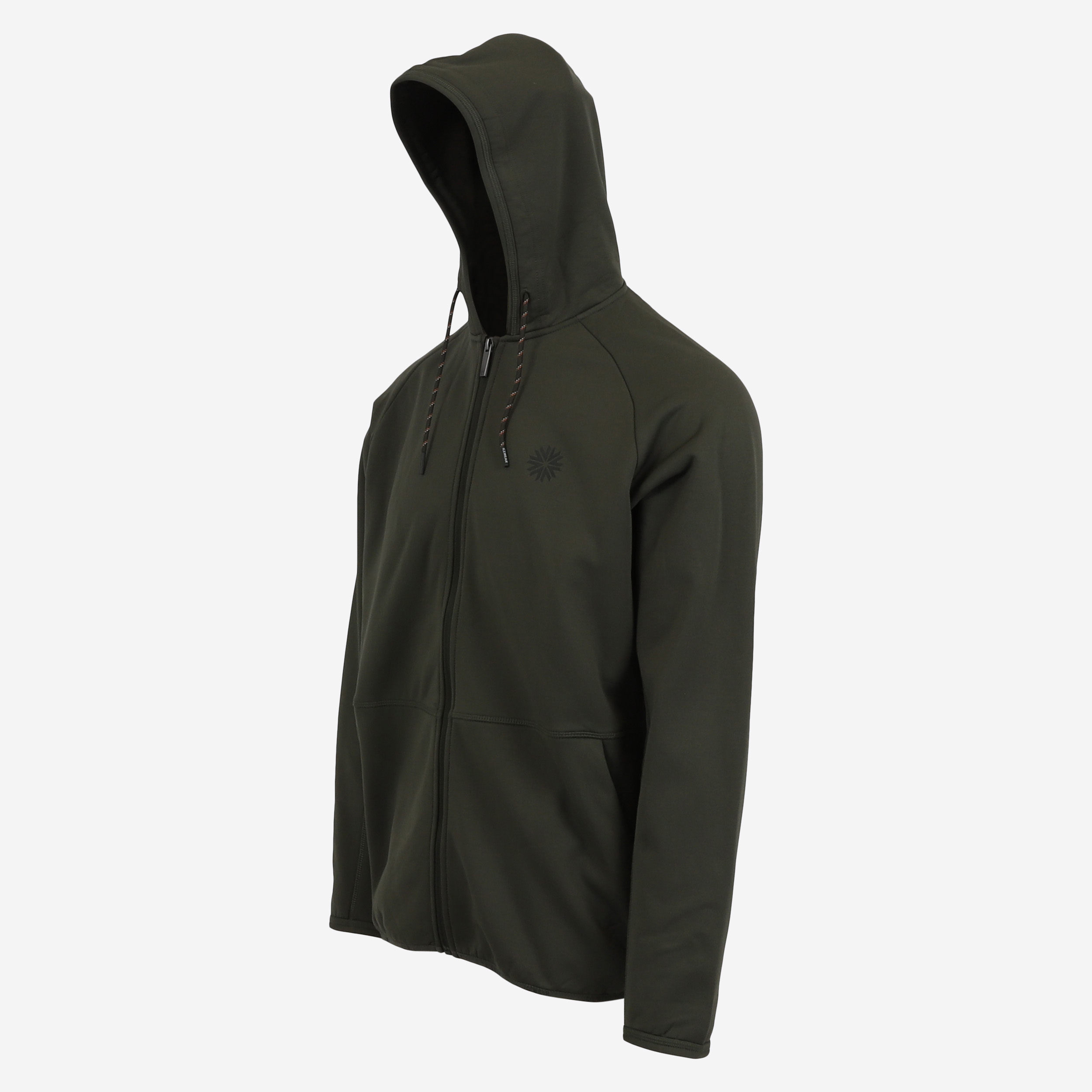Bergsvík zipped fleece childrens hoodie