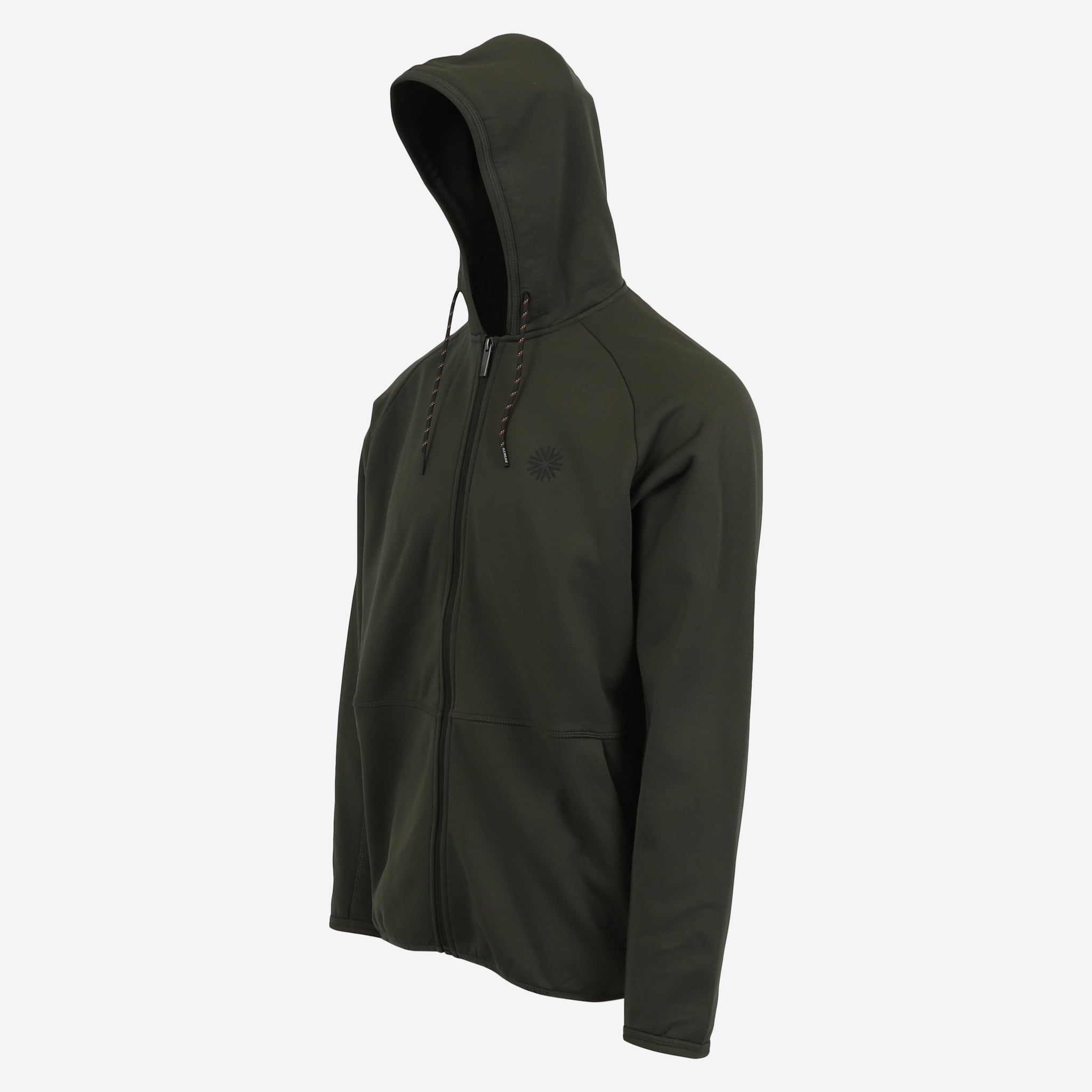 Bergsvík zipped fleece hoodie