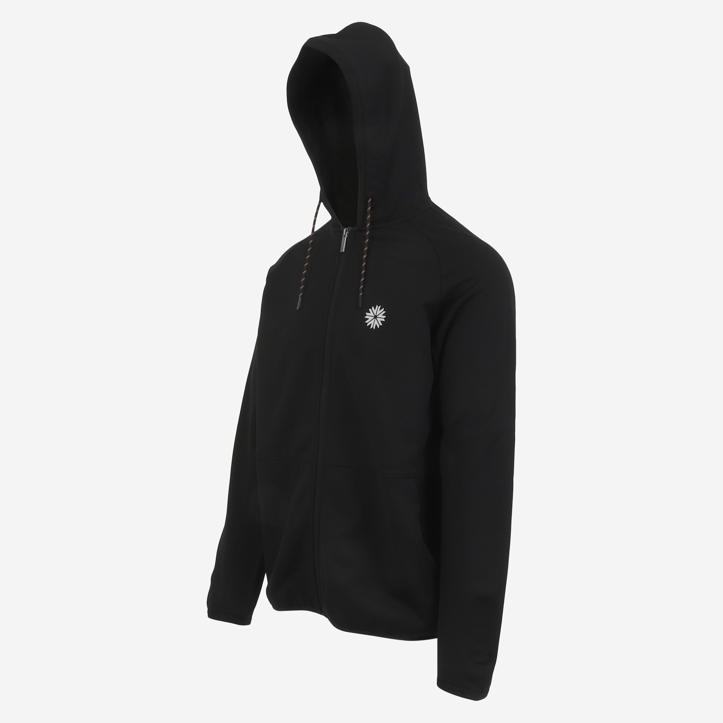 Bergsvík zipped fleece childrens hoodie