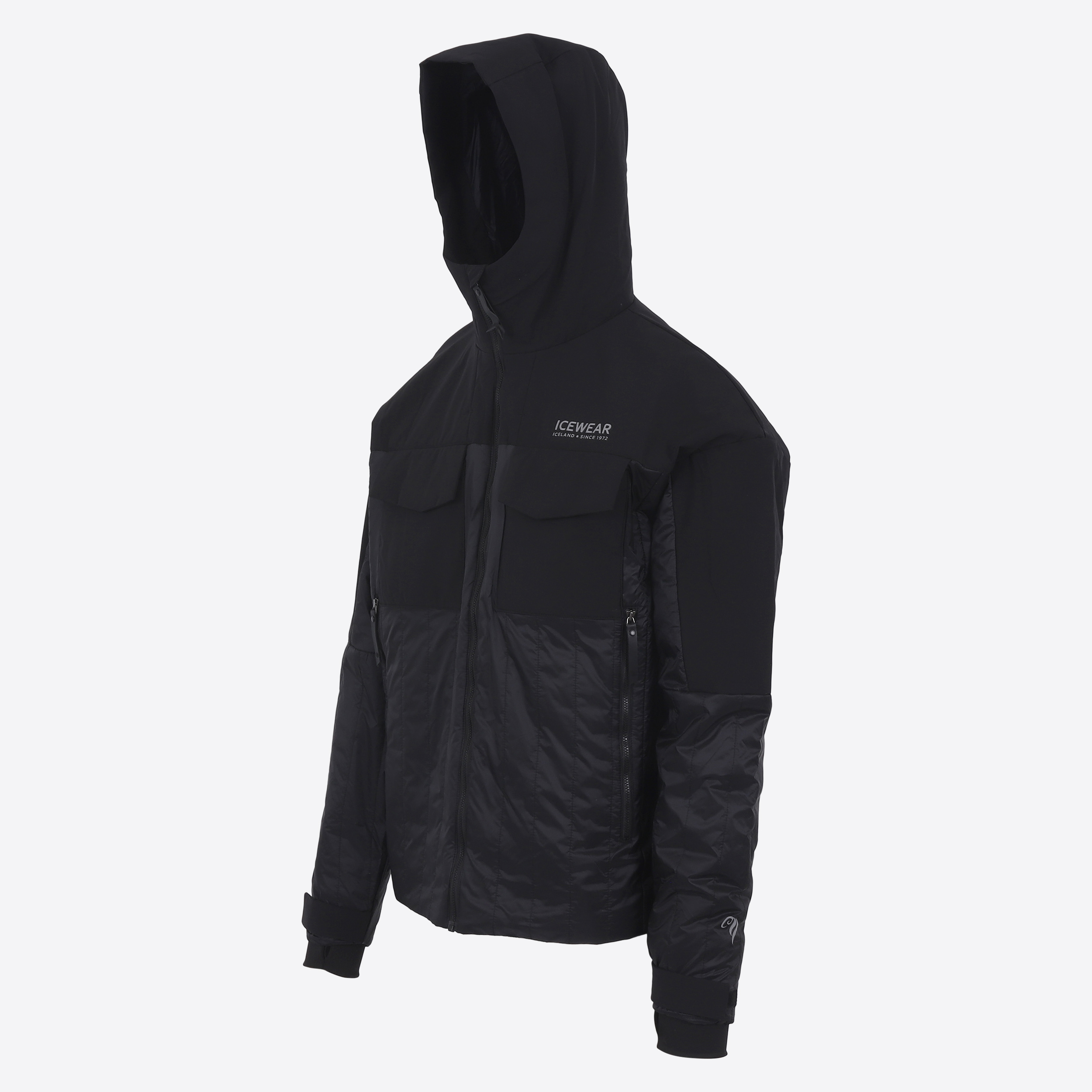Black sheep Icelandic wool filled jackets