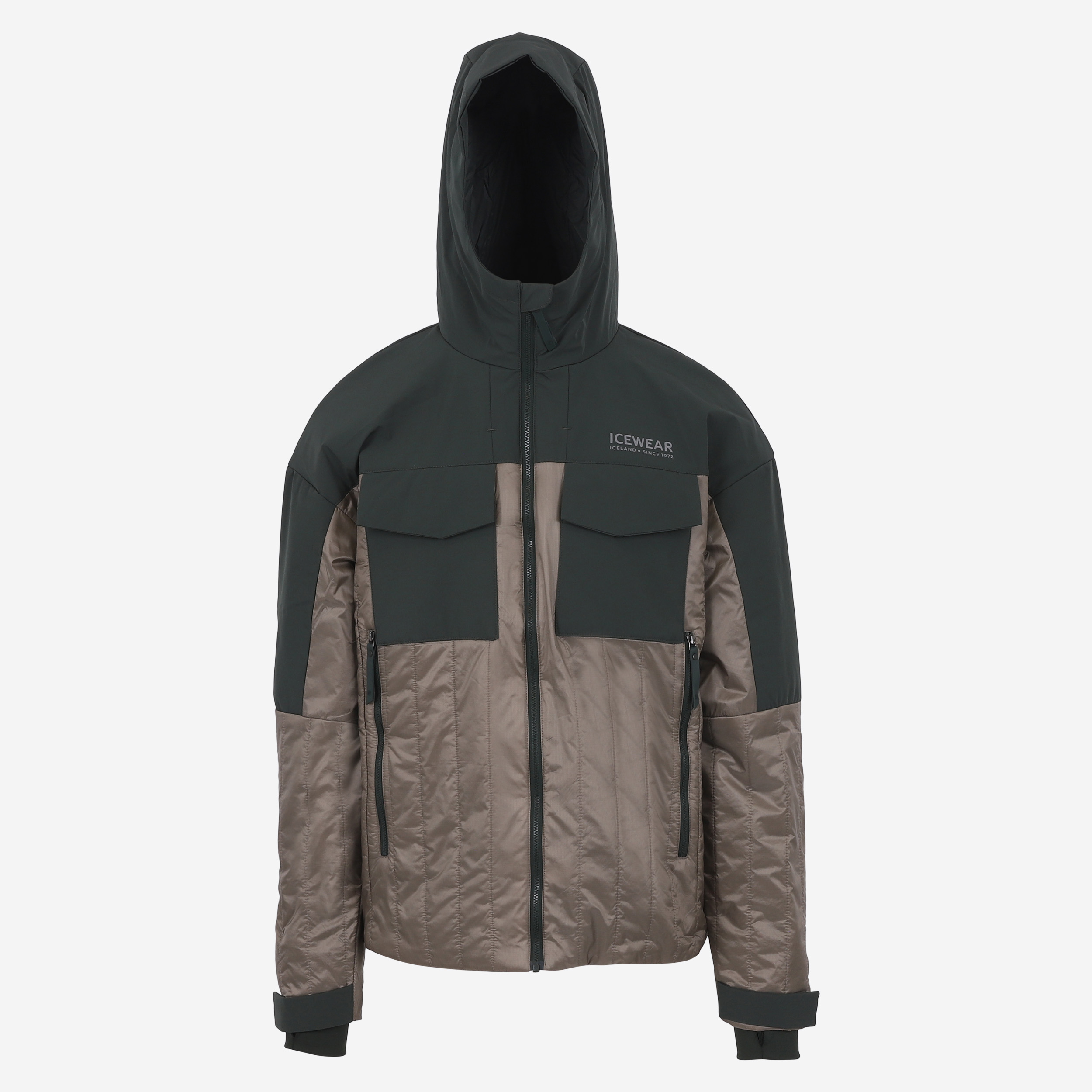 Black sheep Icelandic wool filled jackets