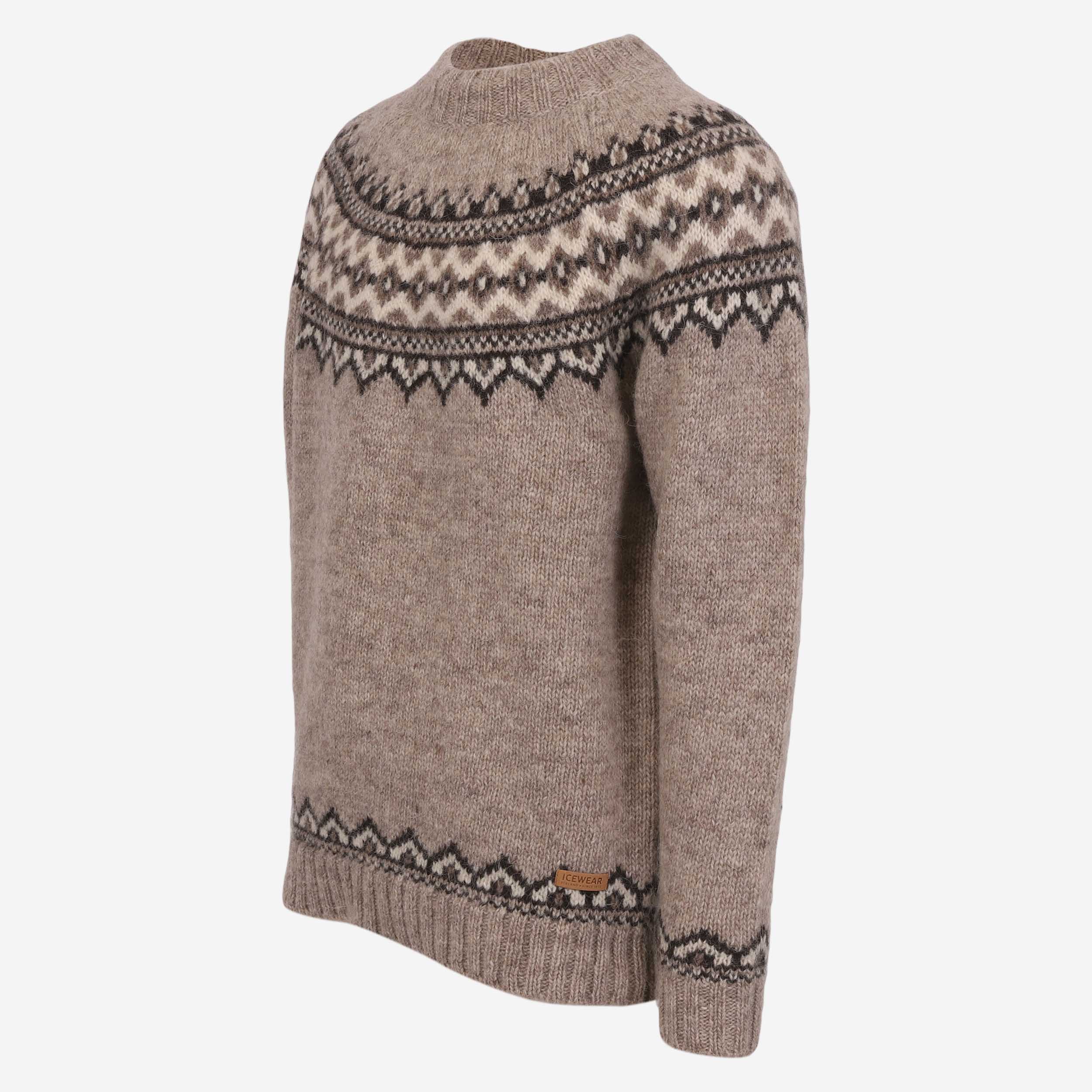 Brynjudalur Icelandic wool knitted classic sweater