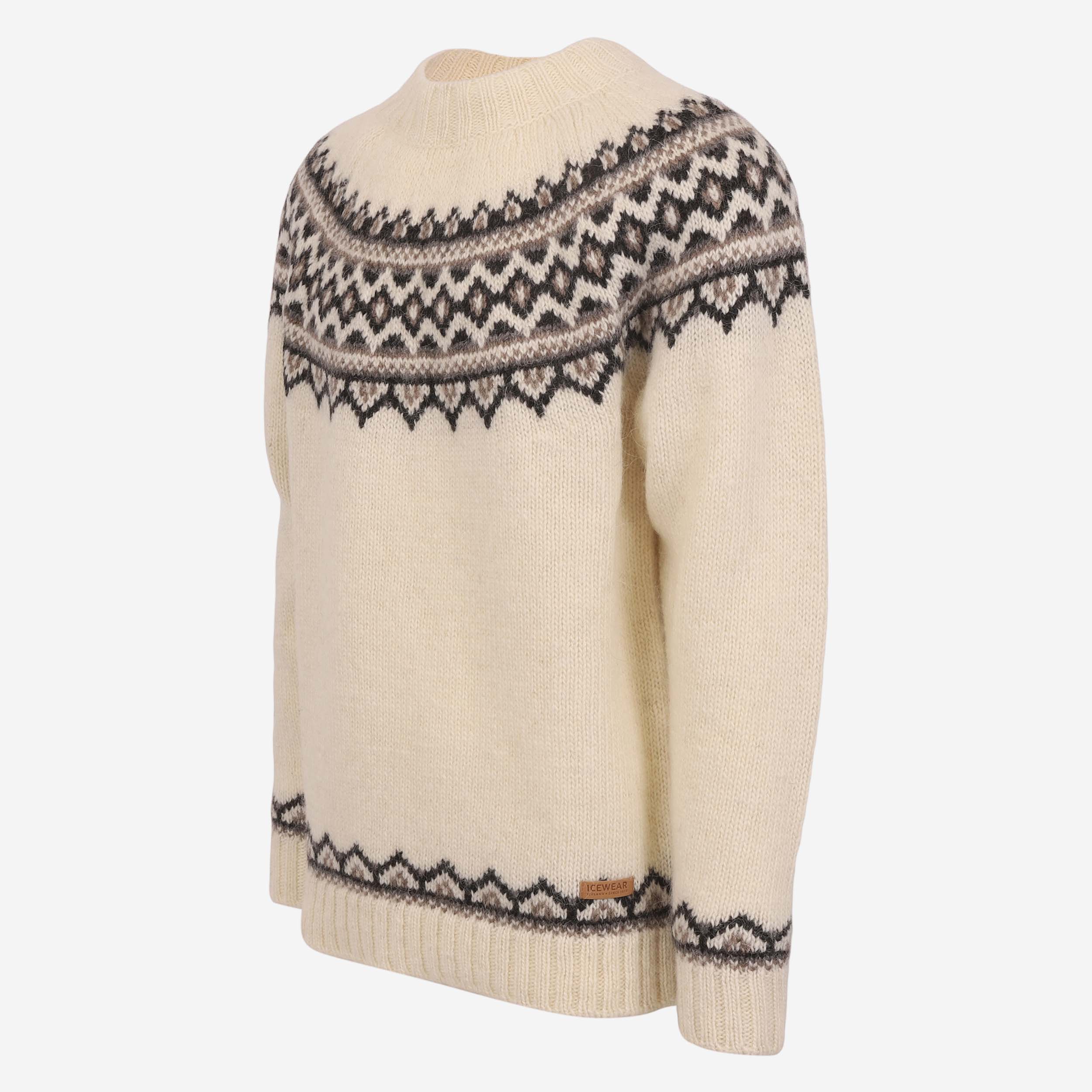 Brynjudalur Icelandic wool knitted classic sweater