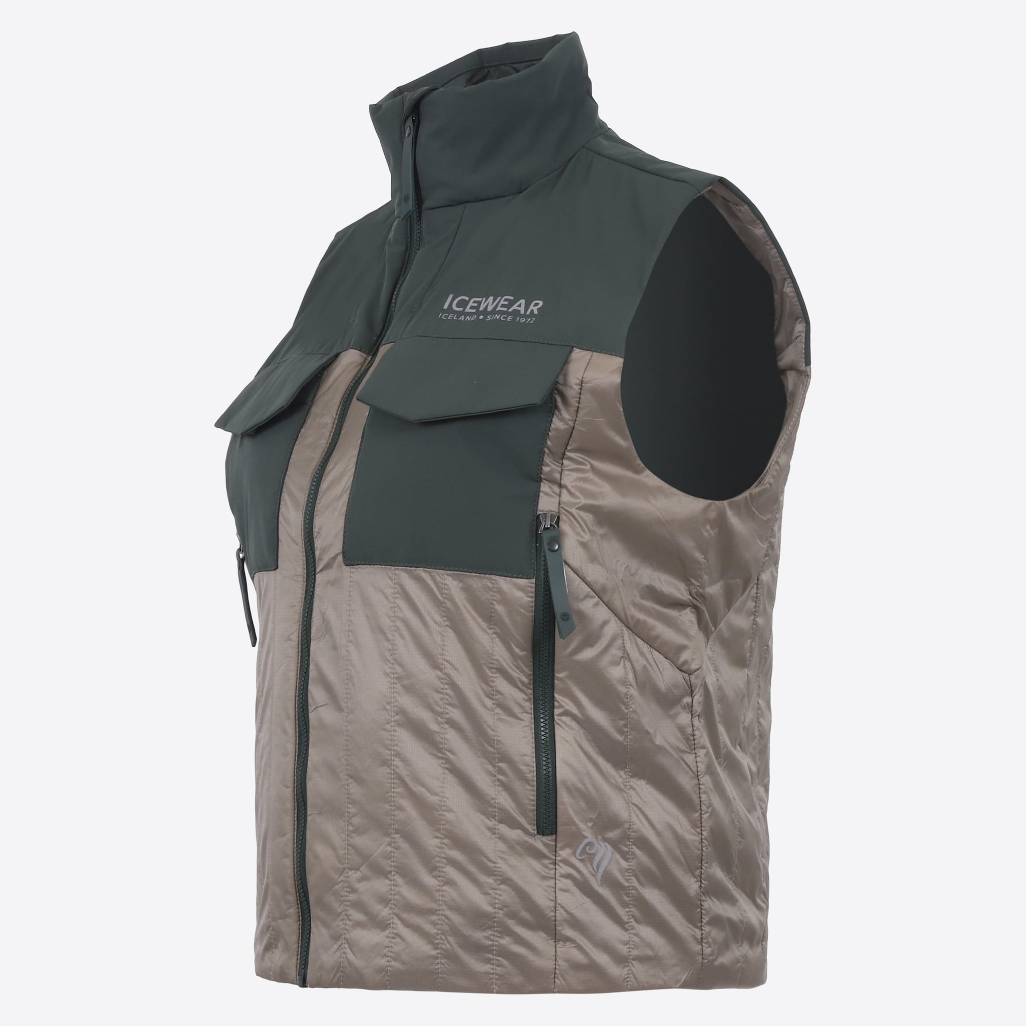 BlackSheep women´s vest filled with Icelandic wool