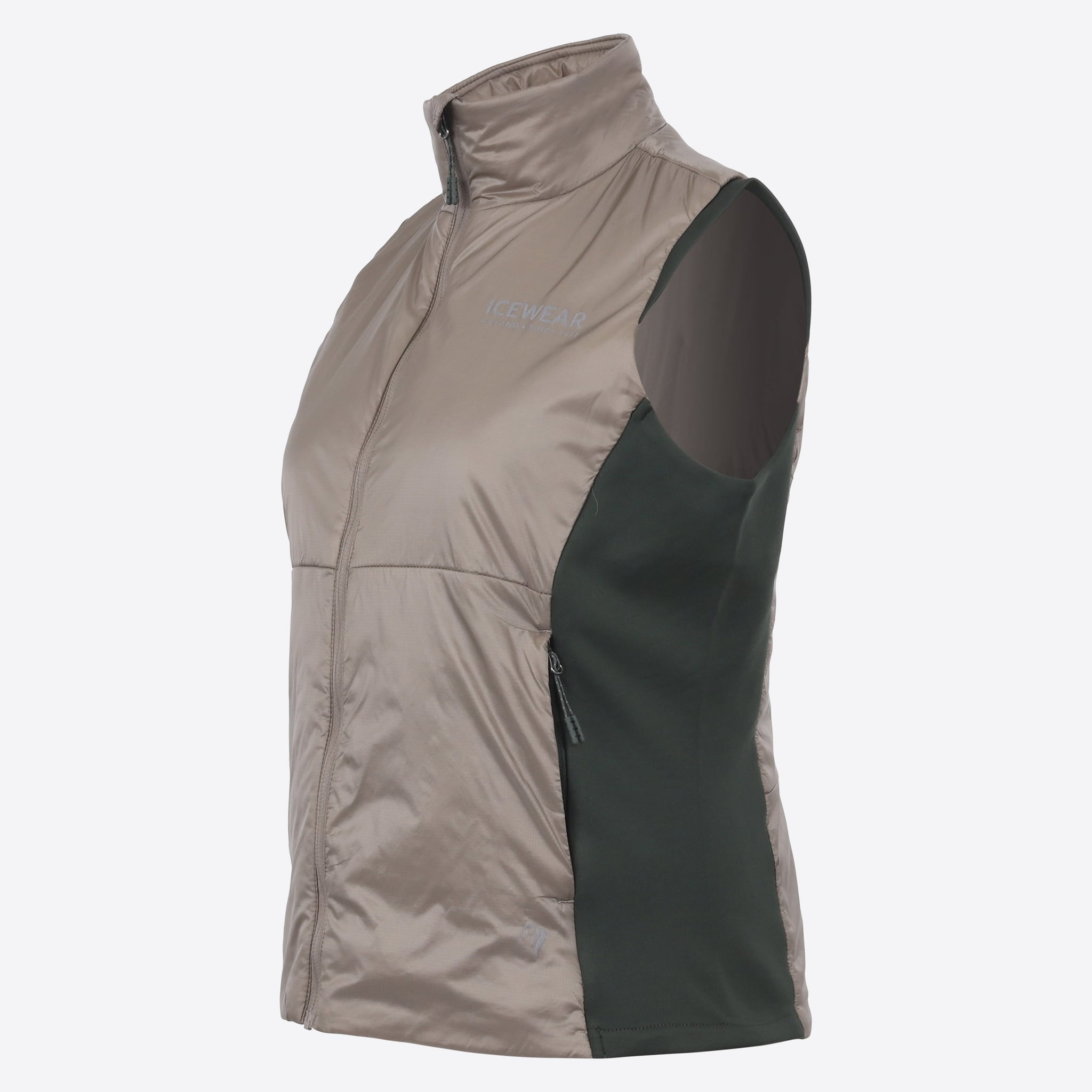 BlackSheep women´s waistcoat with Icelandic wool