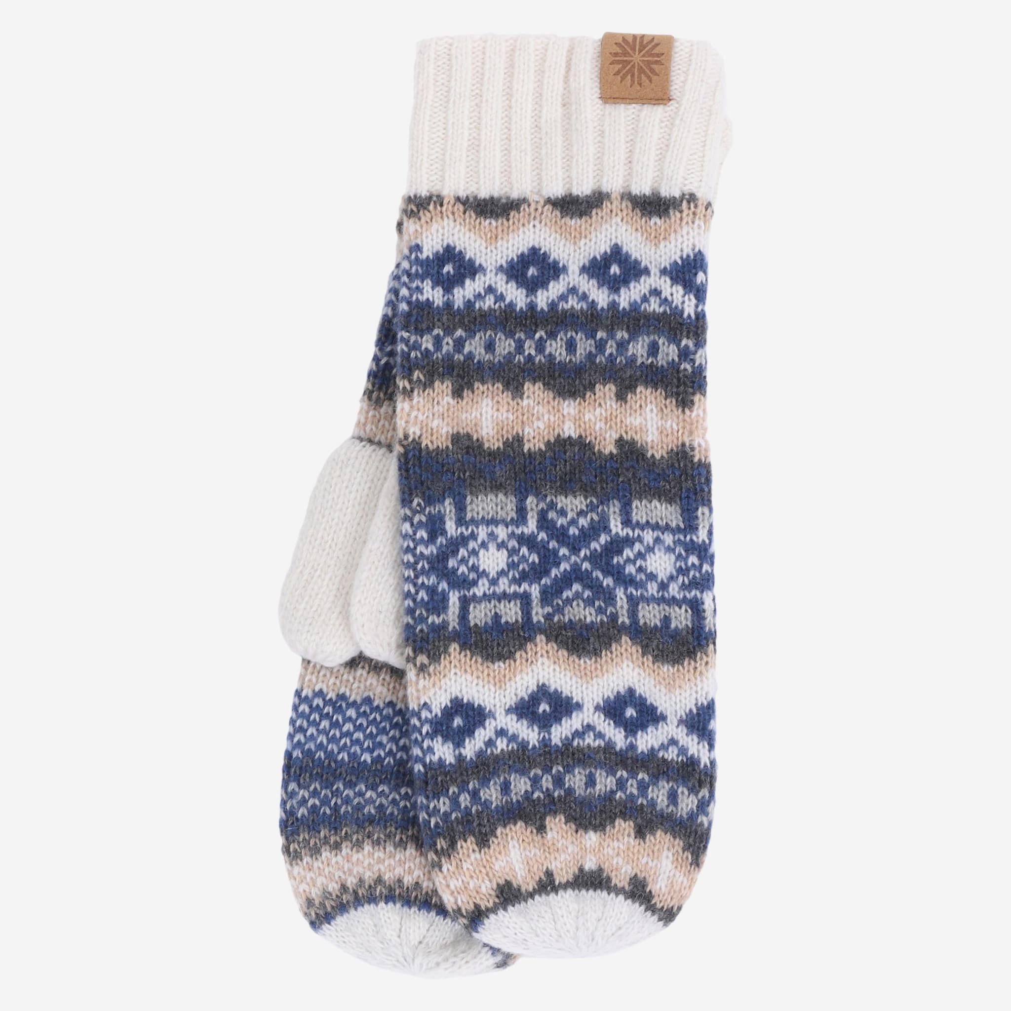 Skrúður wool blend Nordic mittens  