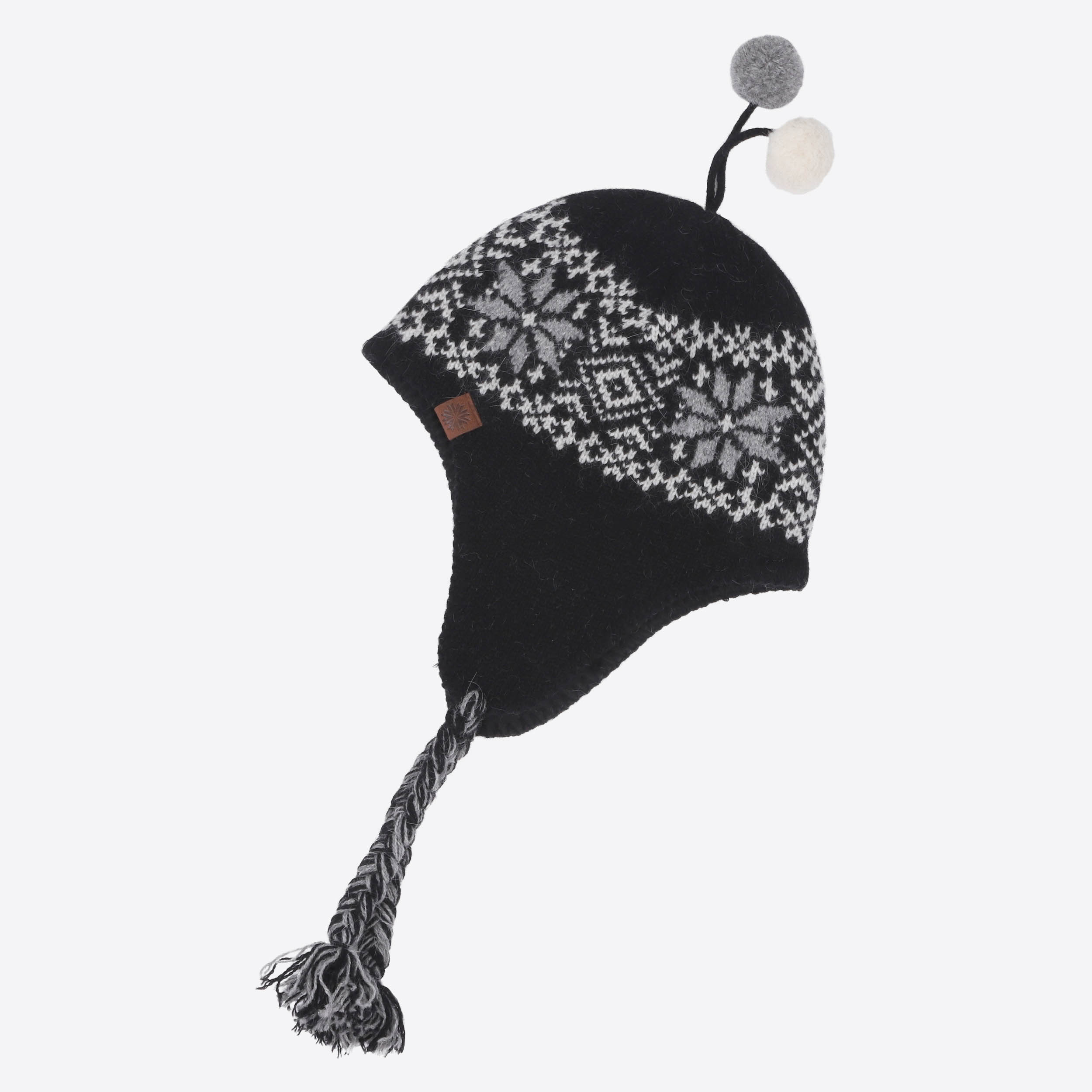 PAPEY WOOL 混纺羊毛女帽带耳罩