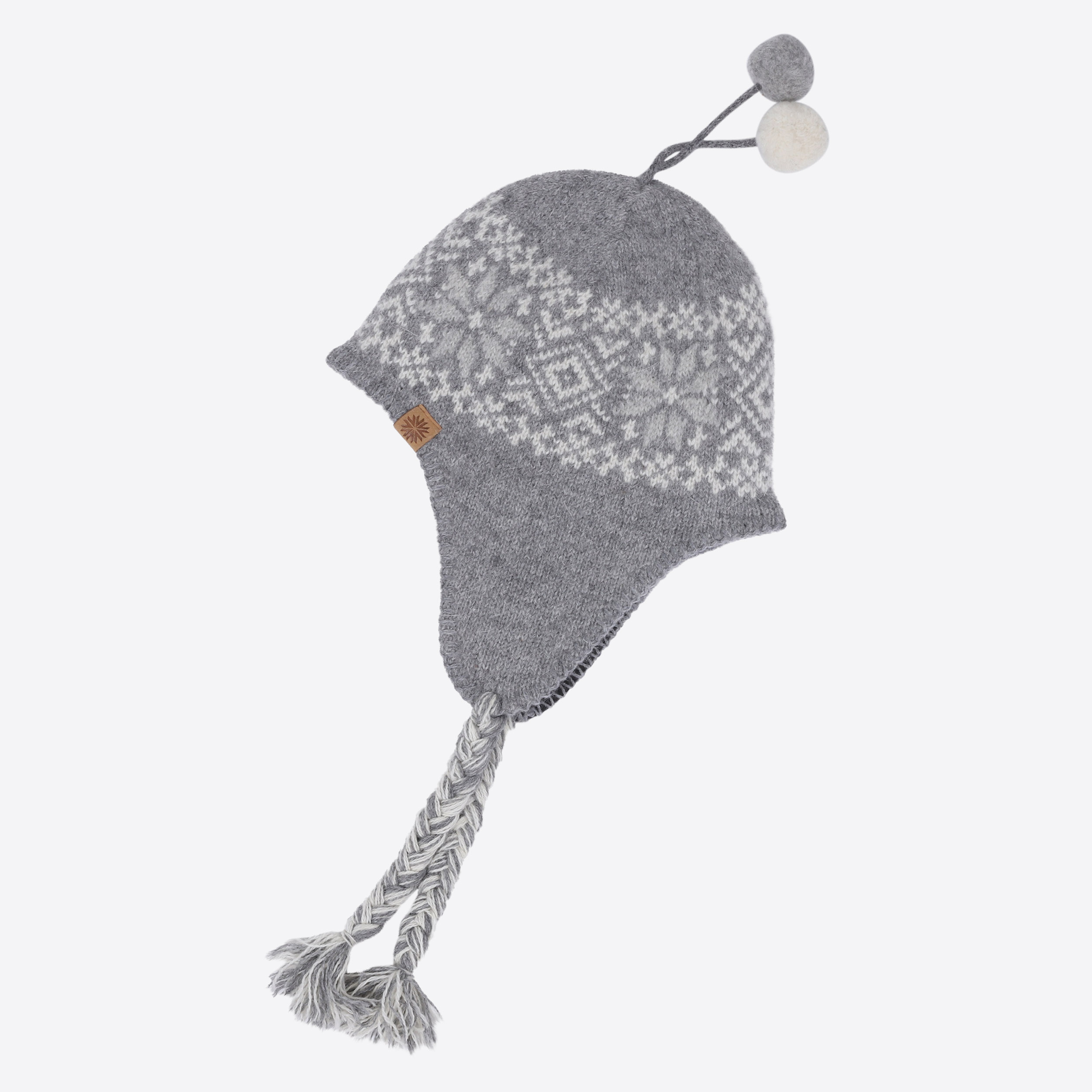 PAPEY WOOL 混纺羊毛女帽带耳罩