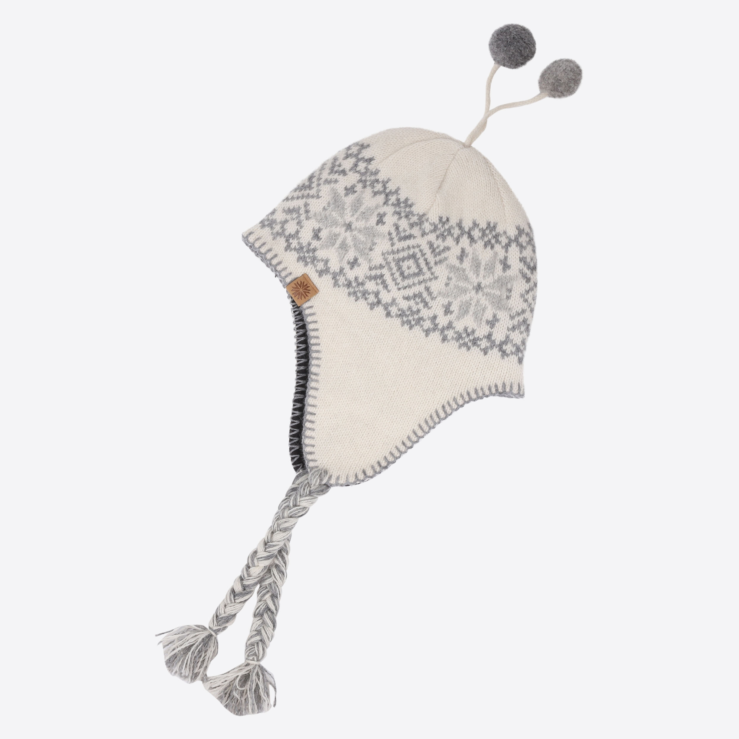 PAPEY WOOL 混纺羊毛女帽带耳罩