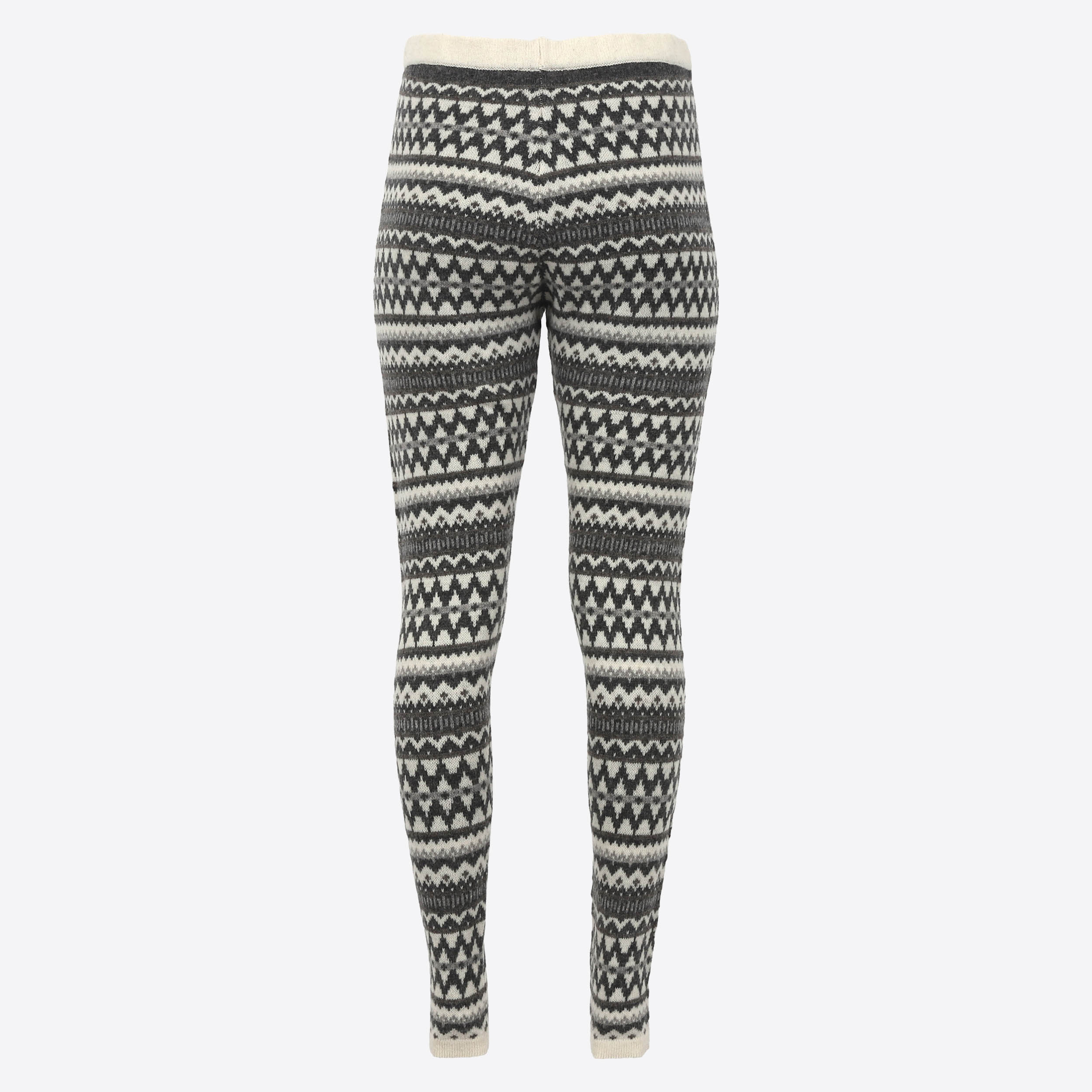 Miðfjall - leggings en laine à motifs nordiques traditionnels