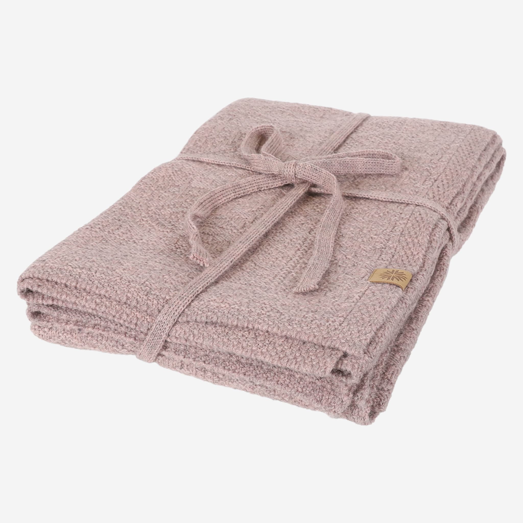 Friðland wool knitted blanket 