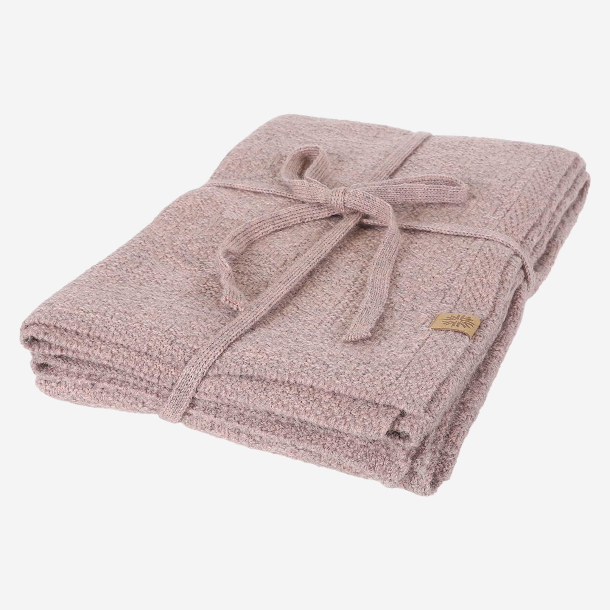 Friðland wool knitted blanket 