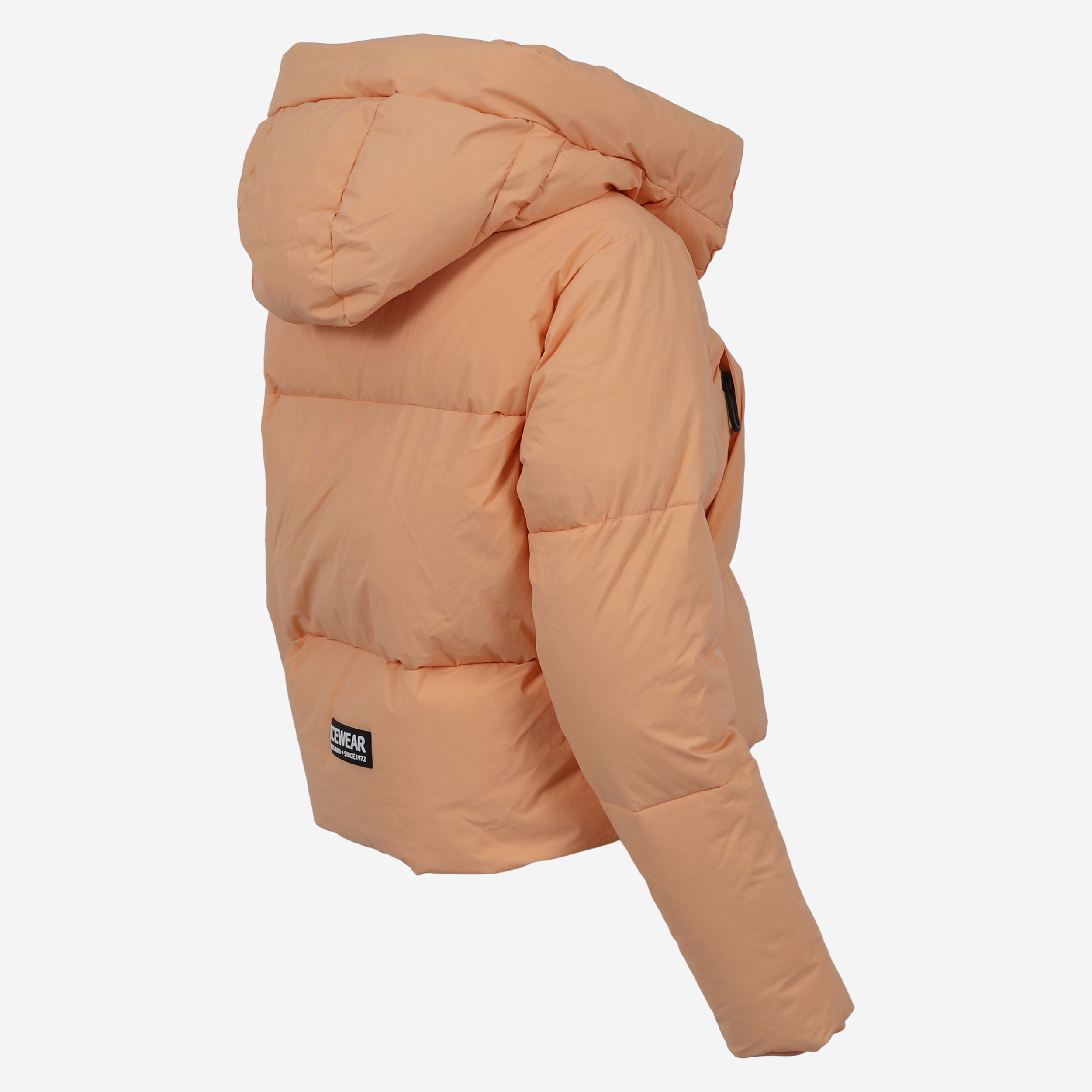 Borg short puffer down jacket