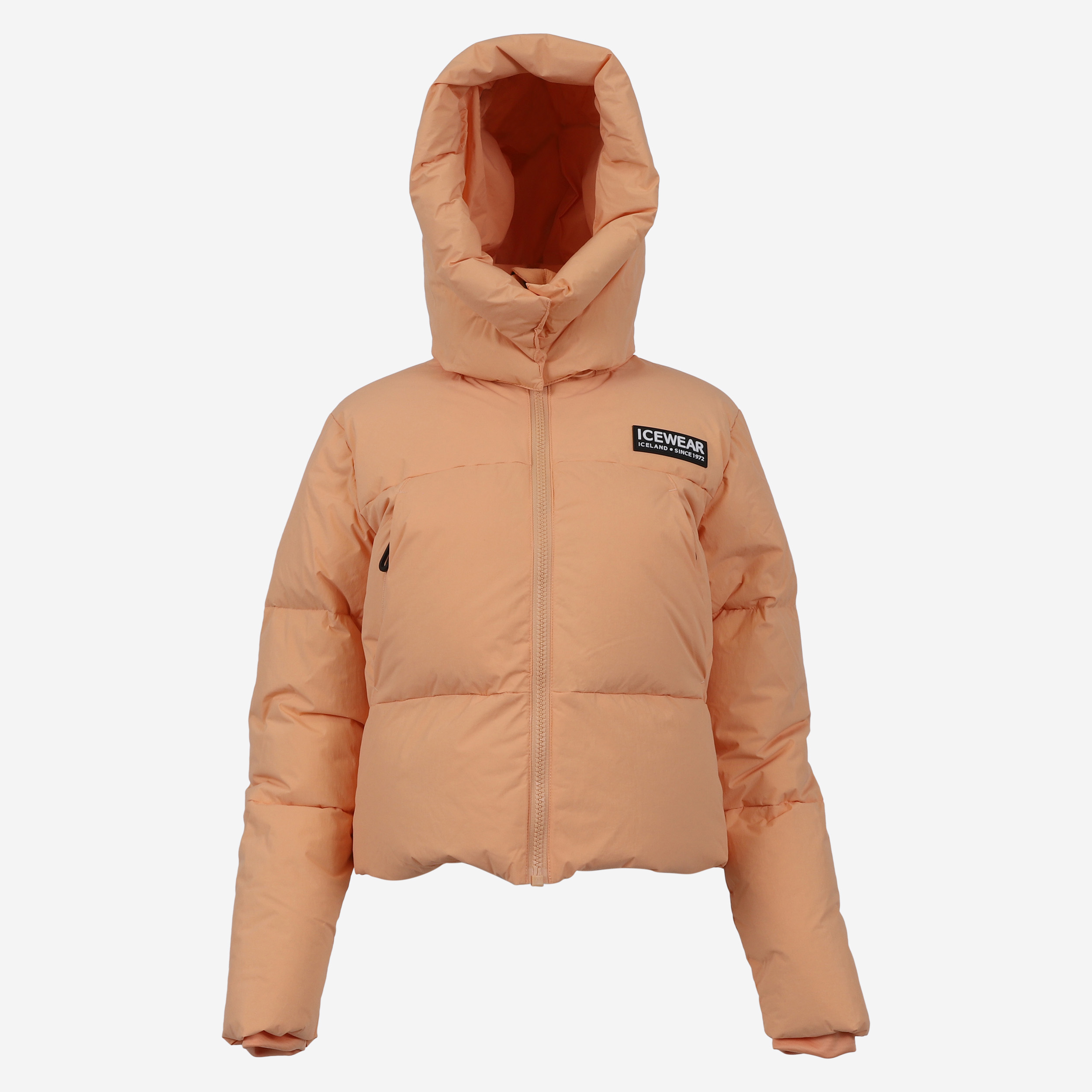 Borg short puffer down jacket