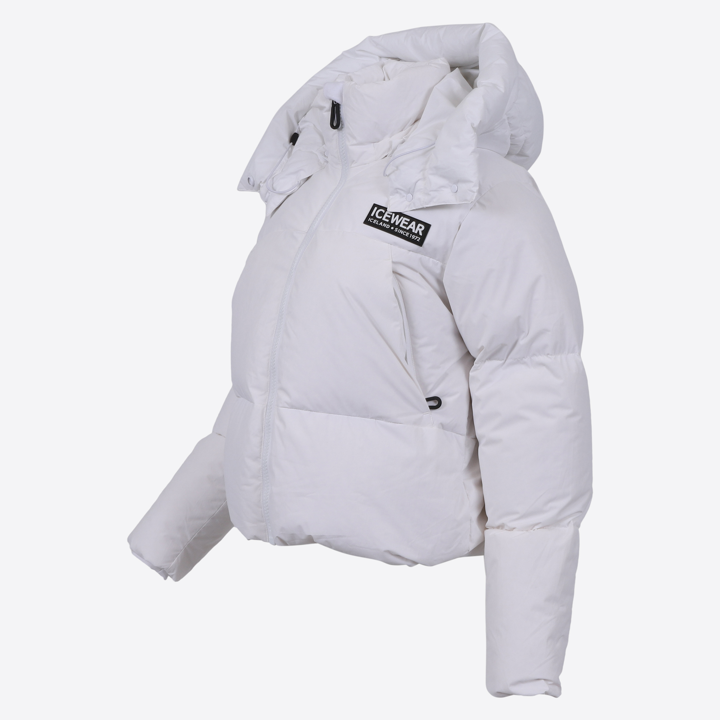 Borg short puffer down jacket