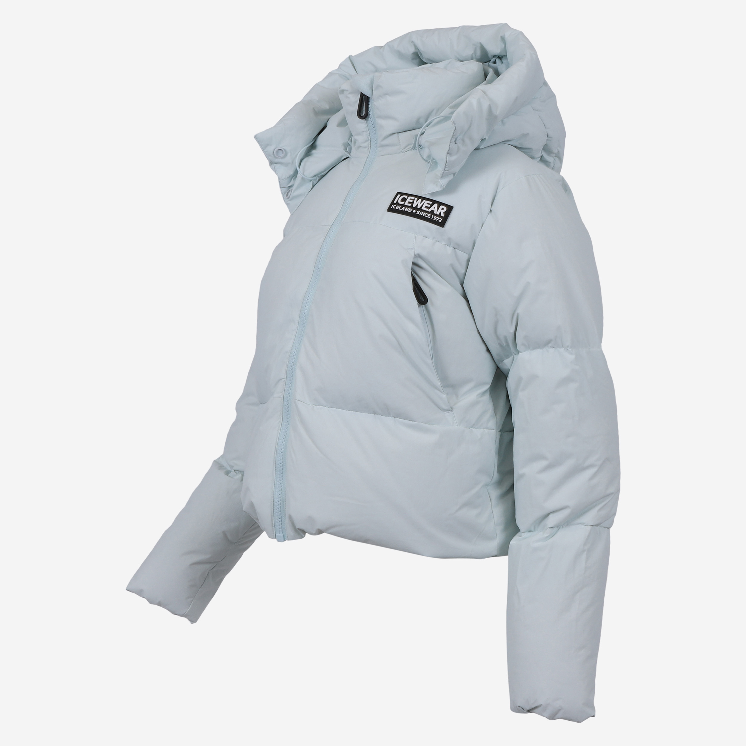 Borg short puffer down jacket