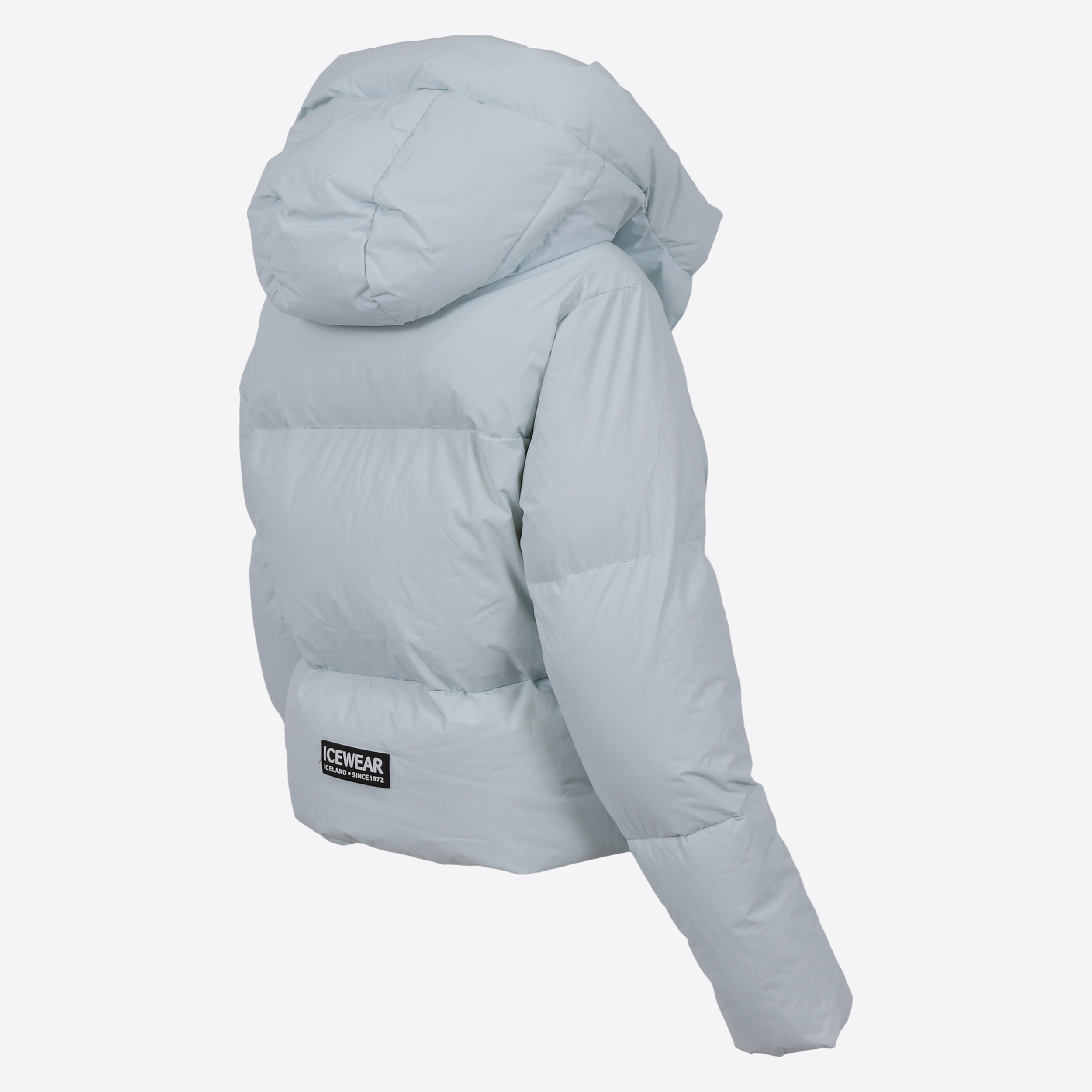 Borg short puffer down jacket