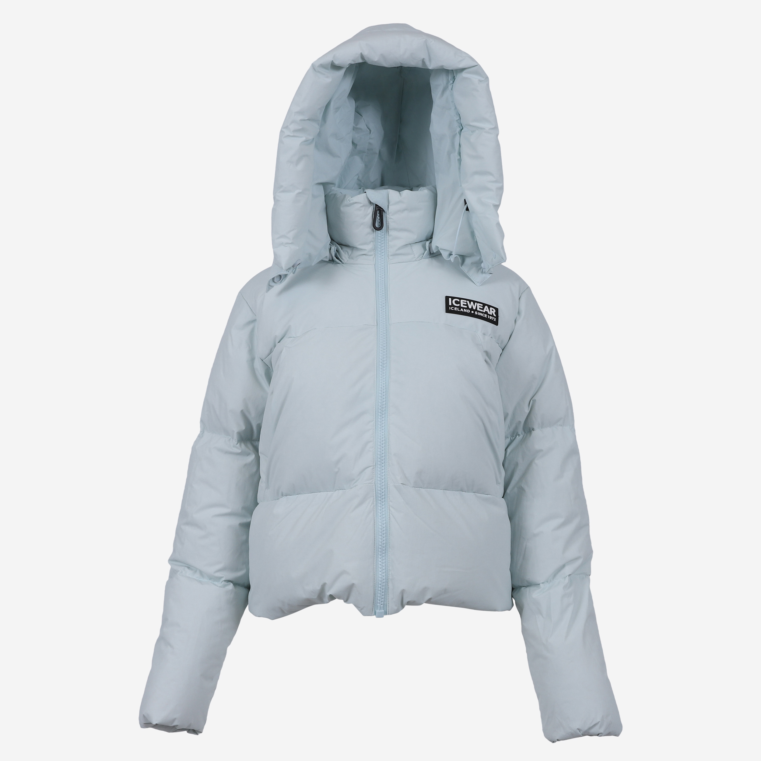 Borg short puffer down jacket