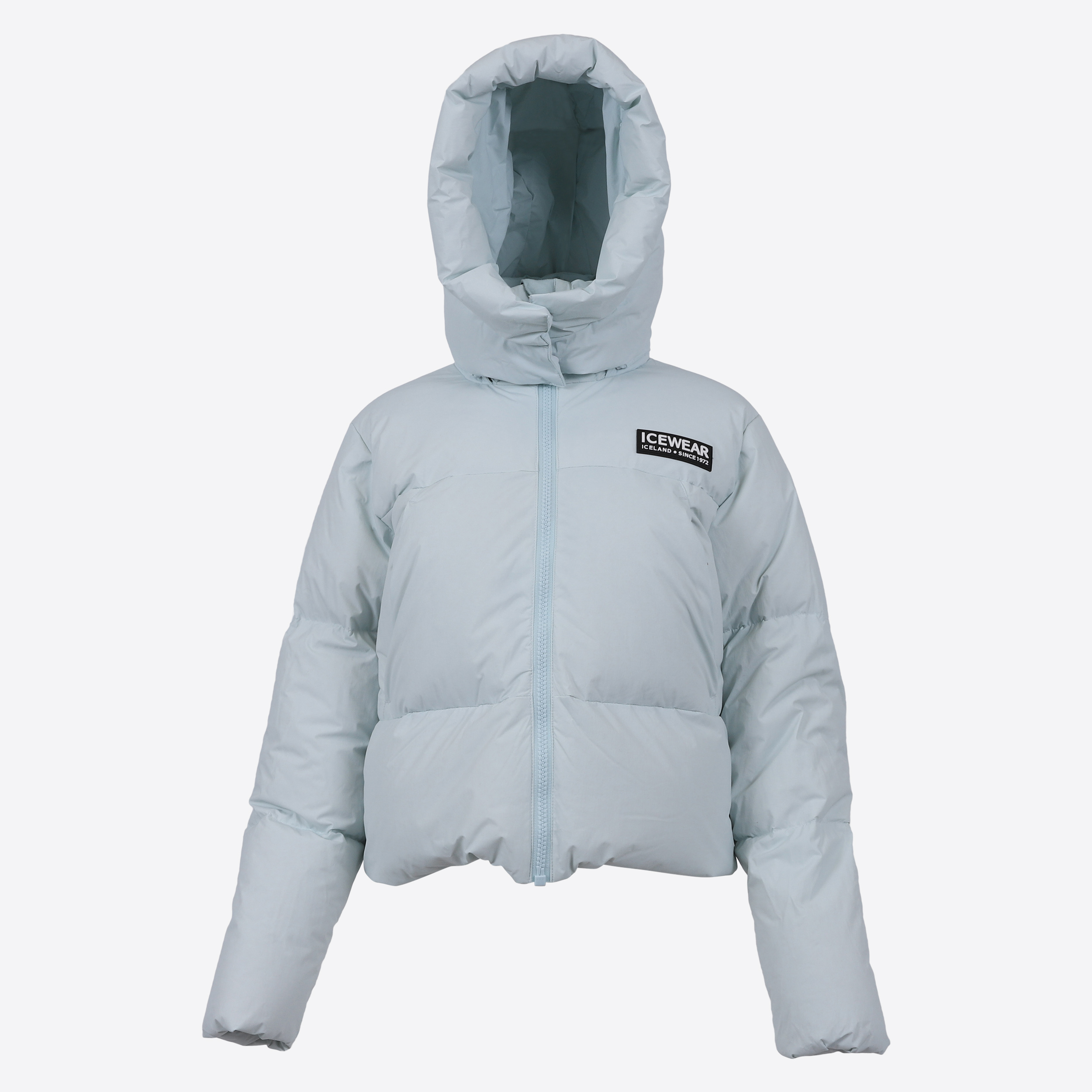 Borg short puffer down jacket
