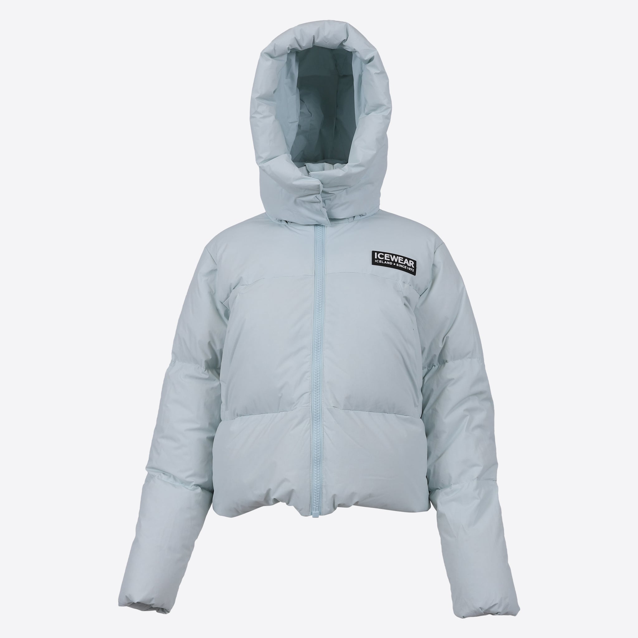 Borg short puffer down jacket
