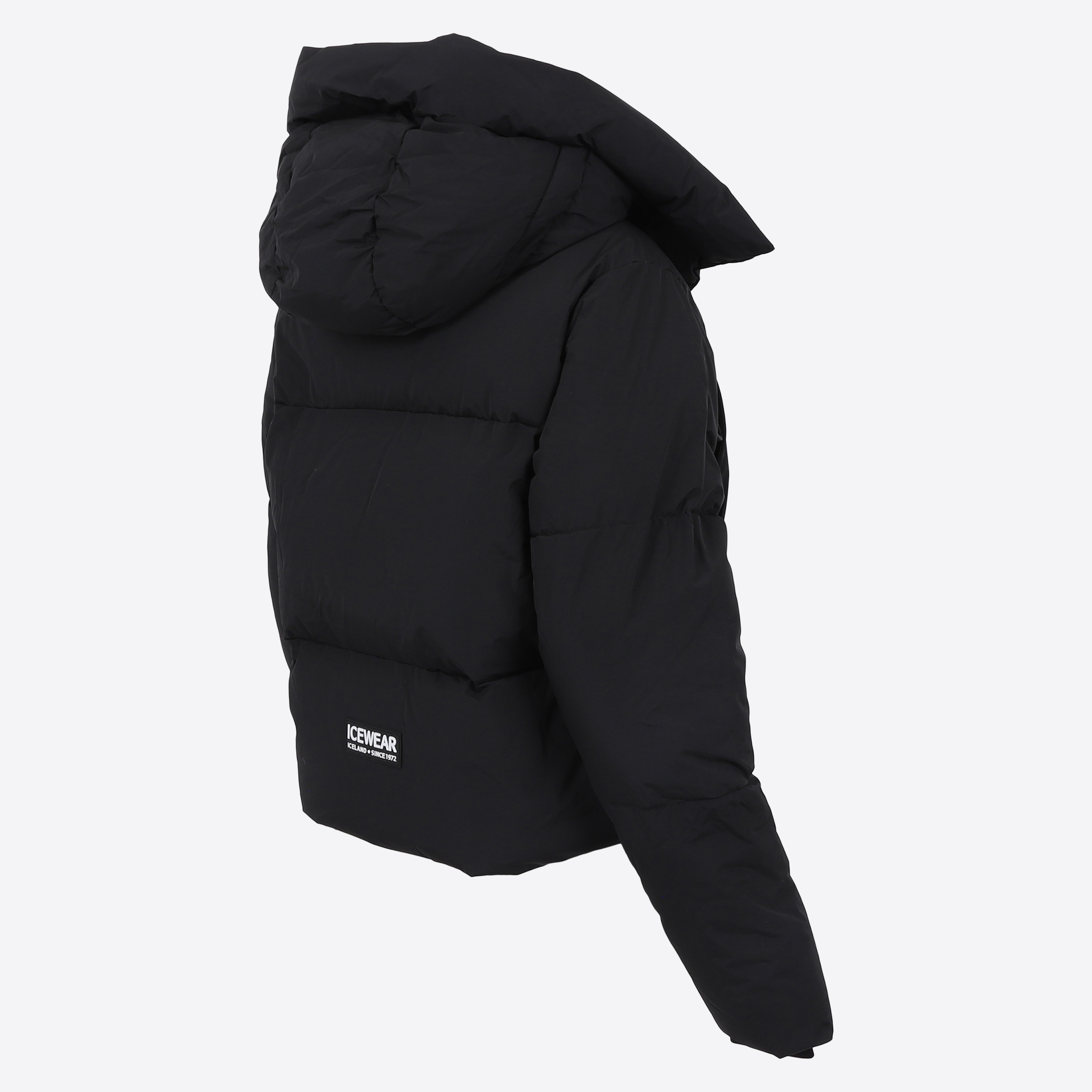 Borg short puffer down jacket
