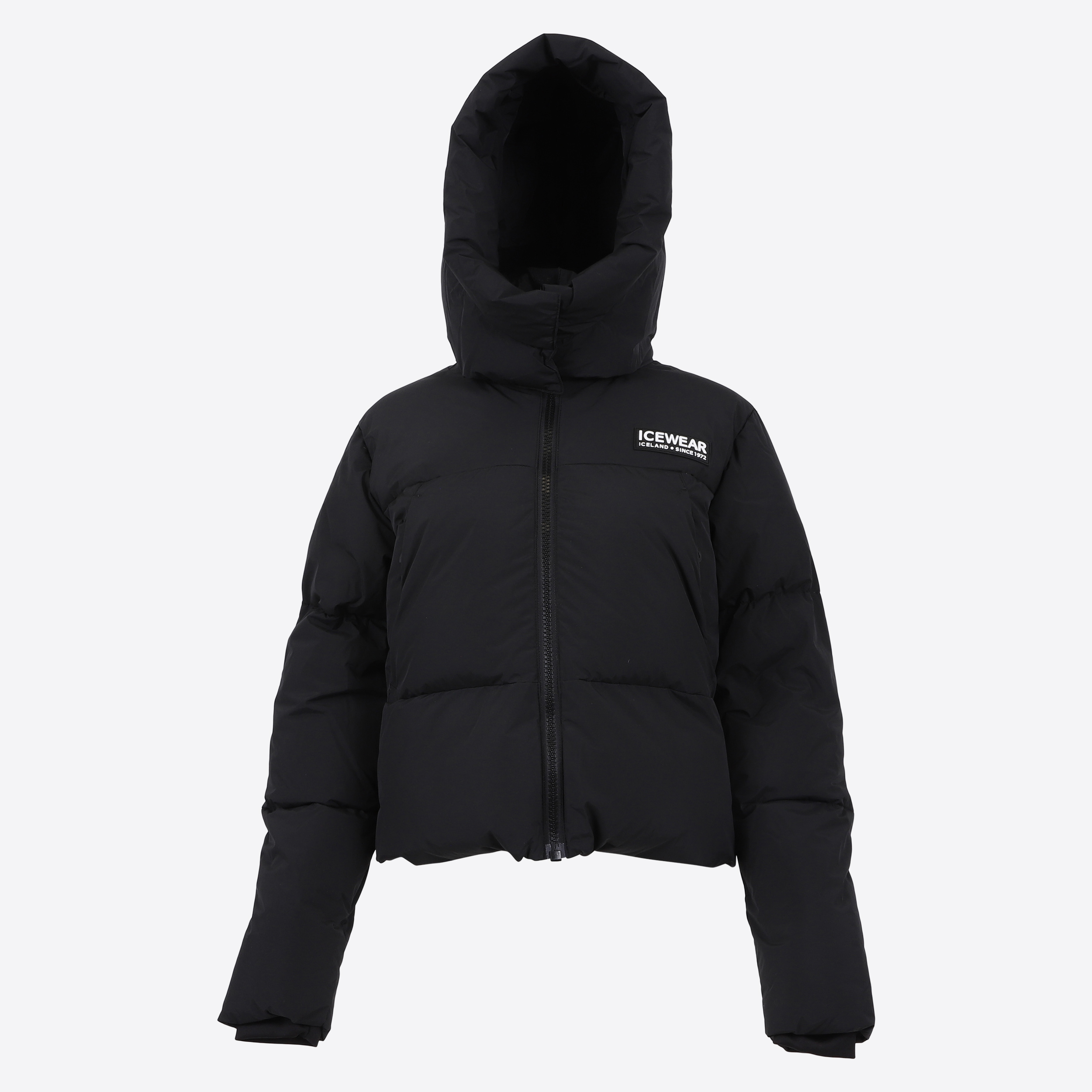 Borg short puffer down jacket