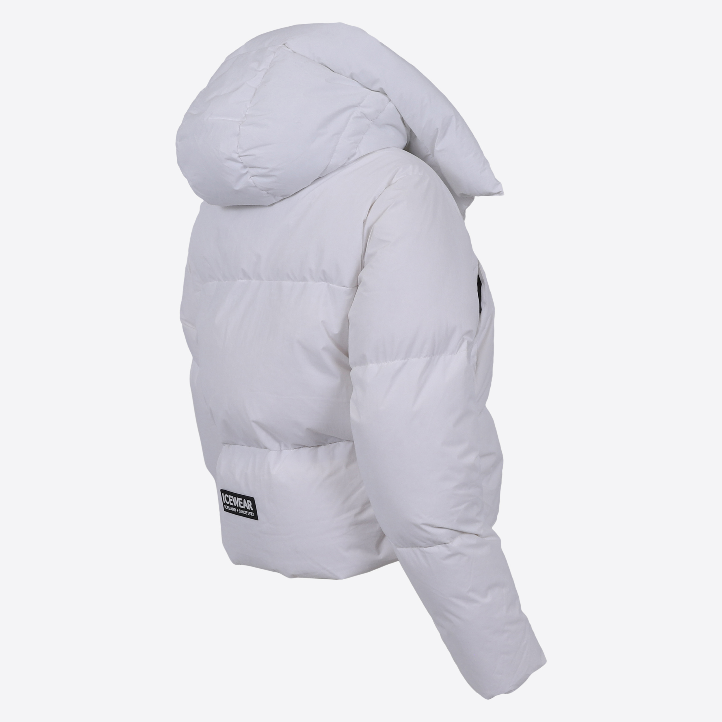 Borg short puffer down jacket