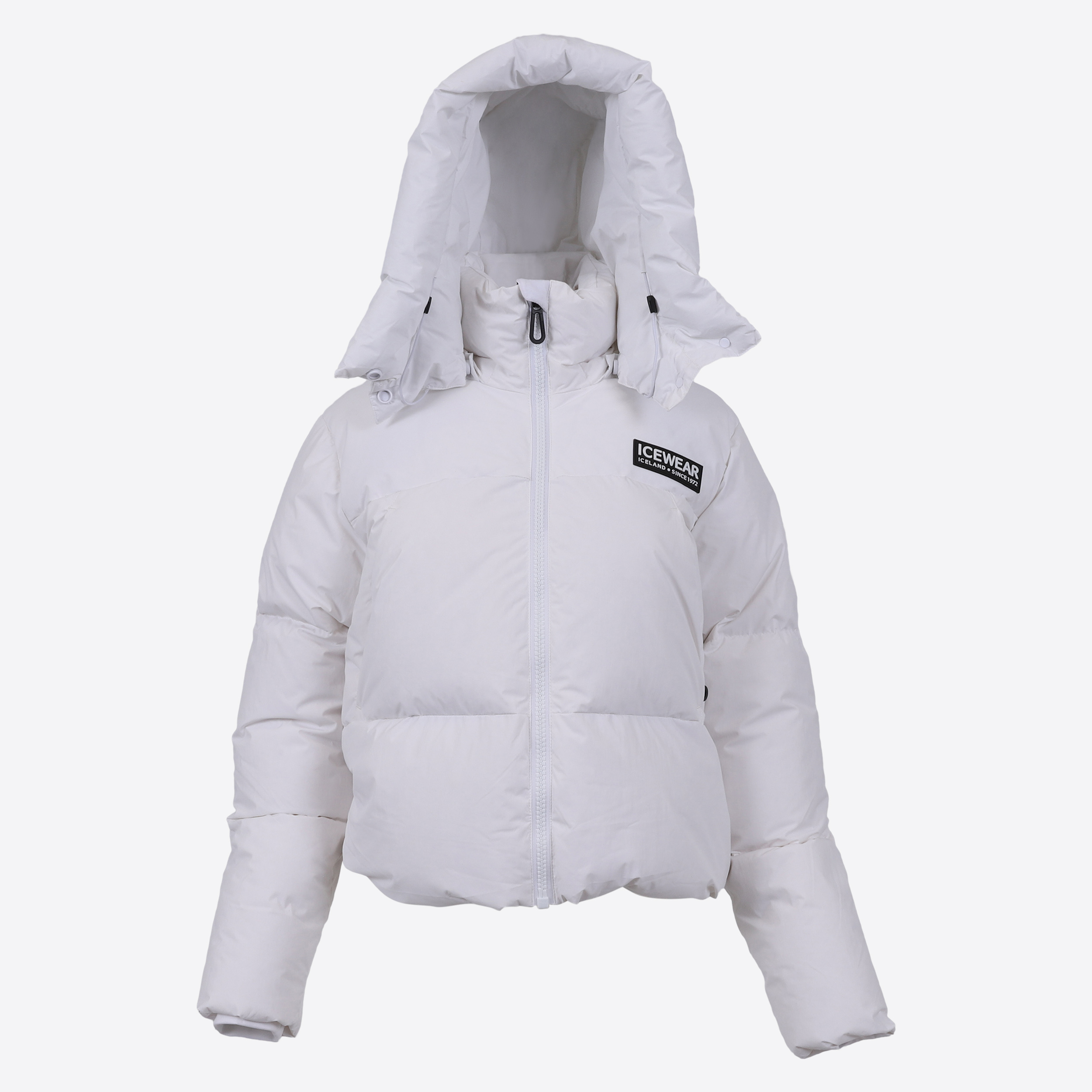 Borg short puffer down jacket