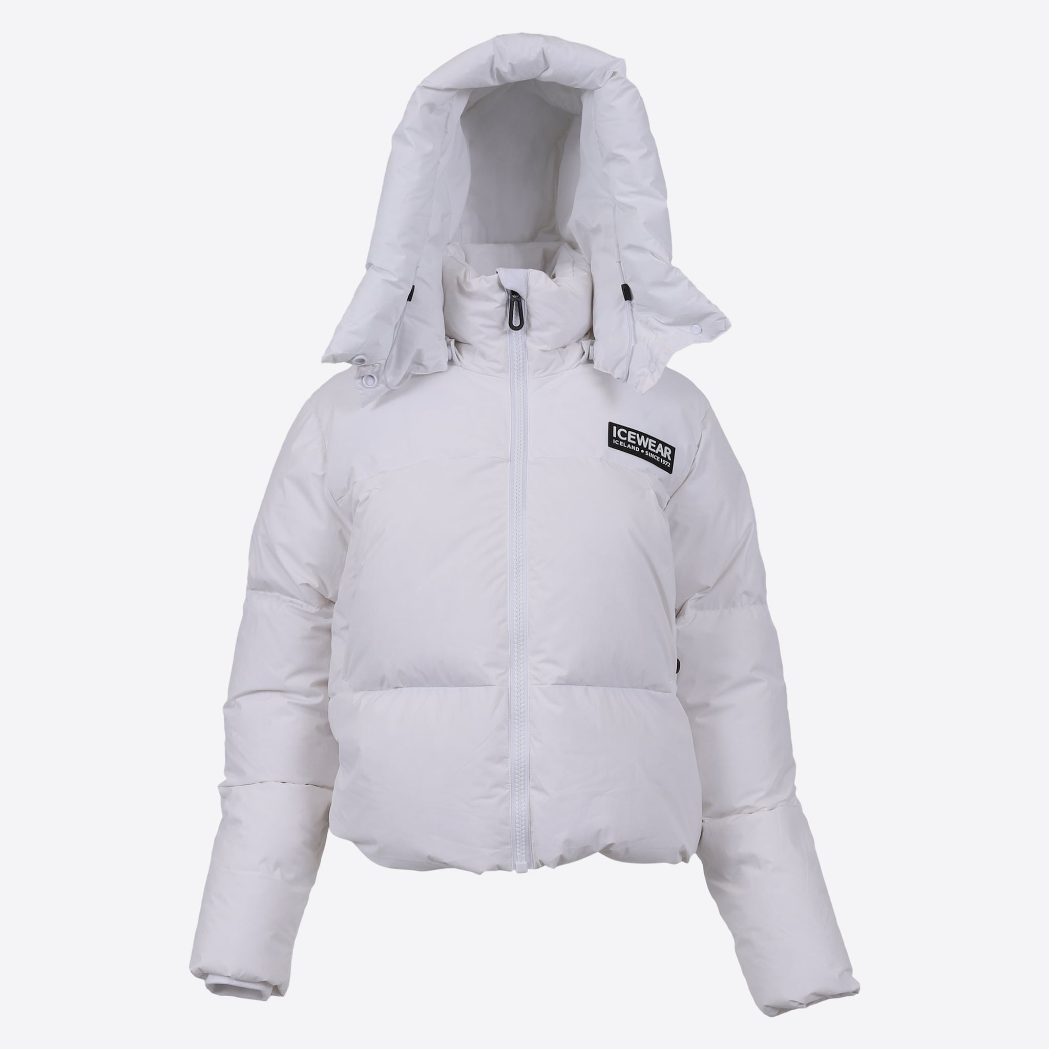 Borg short puffer down jacket