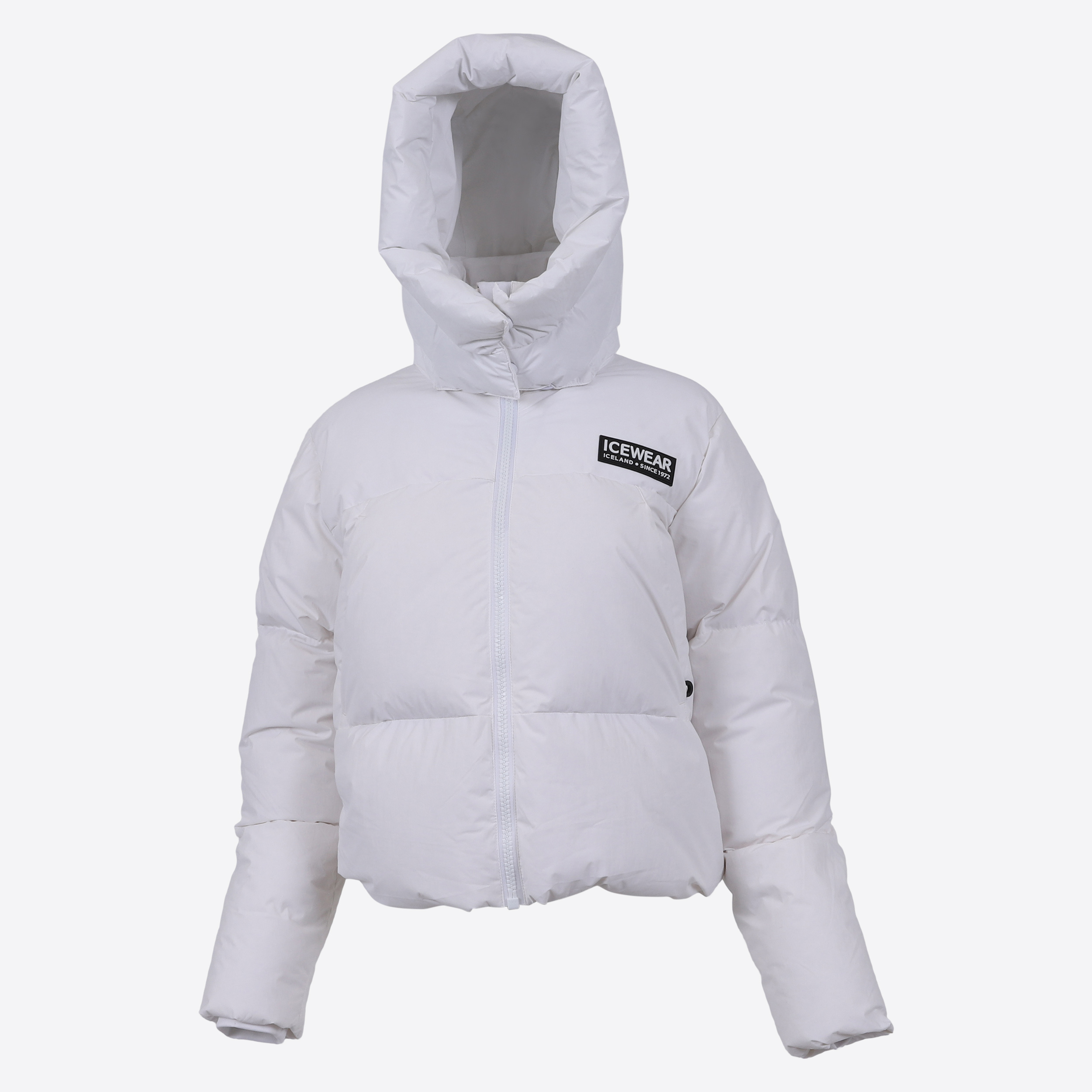 Borg short puffer down jacket