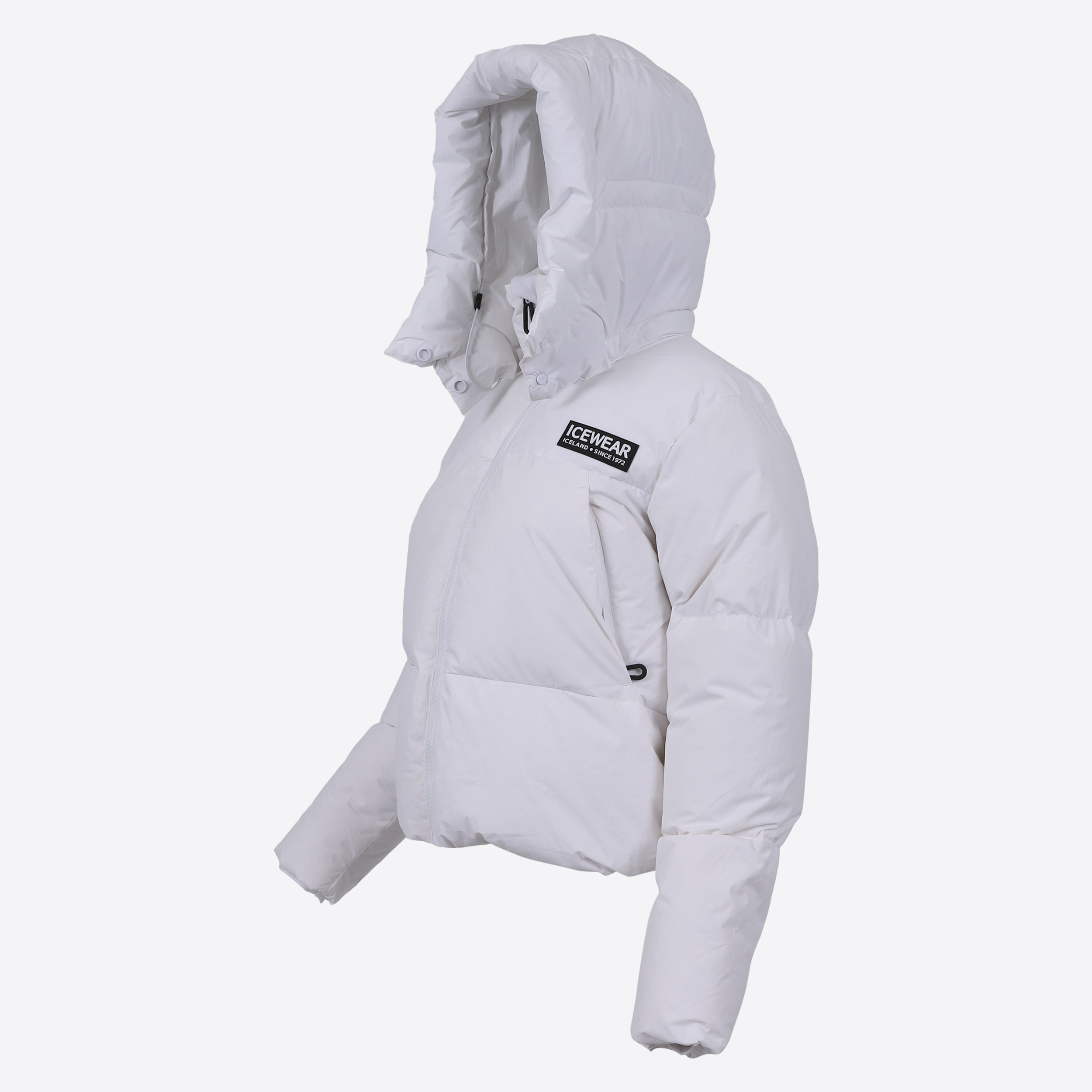 Borg short puffer down jacket