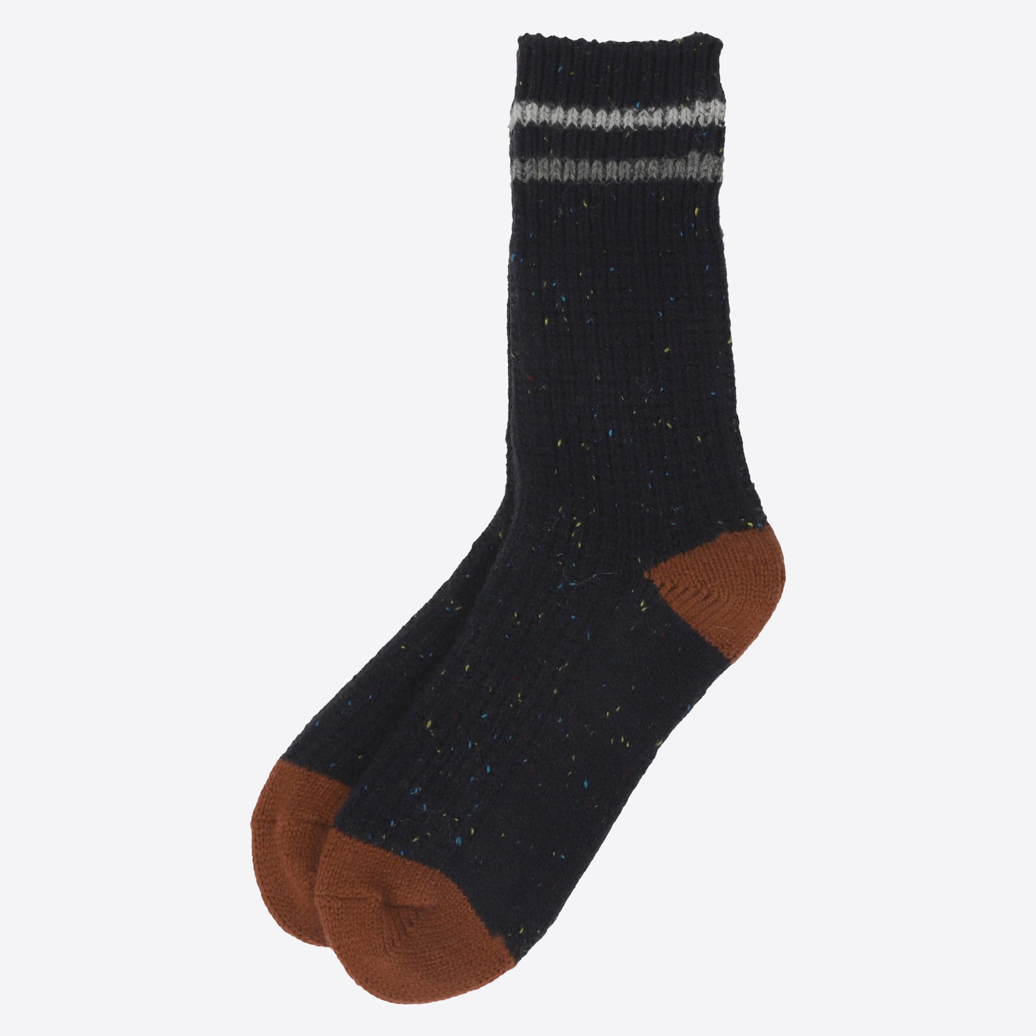 Hraunhóll knitted lambswool socks