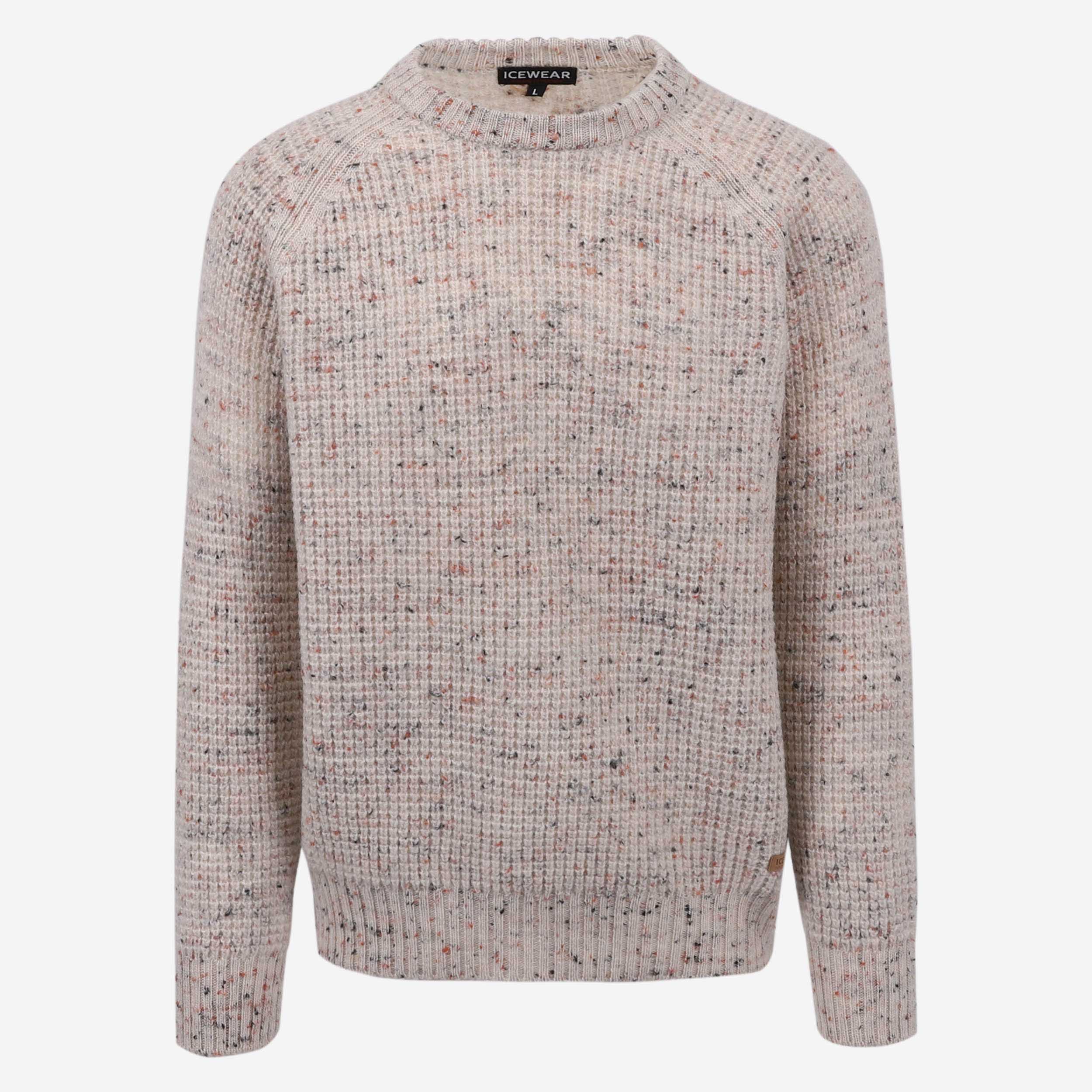 Hraunhóll Pullover aus gestrickter Lammwolle